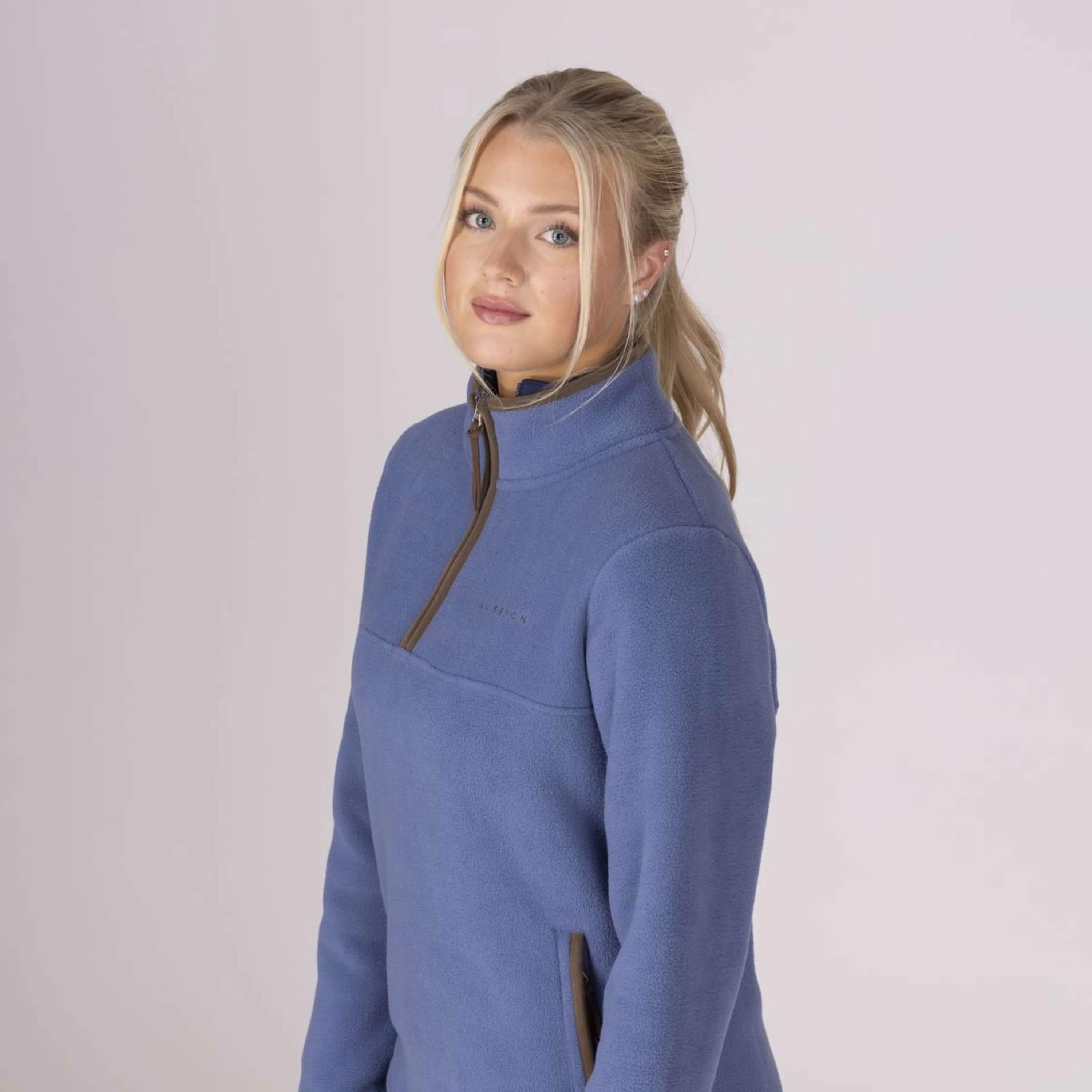Aubrion by Shires Pullover Original Fleece Blau - Image 26