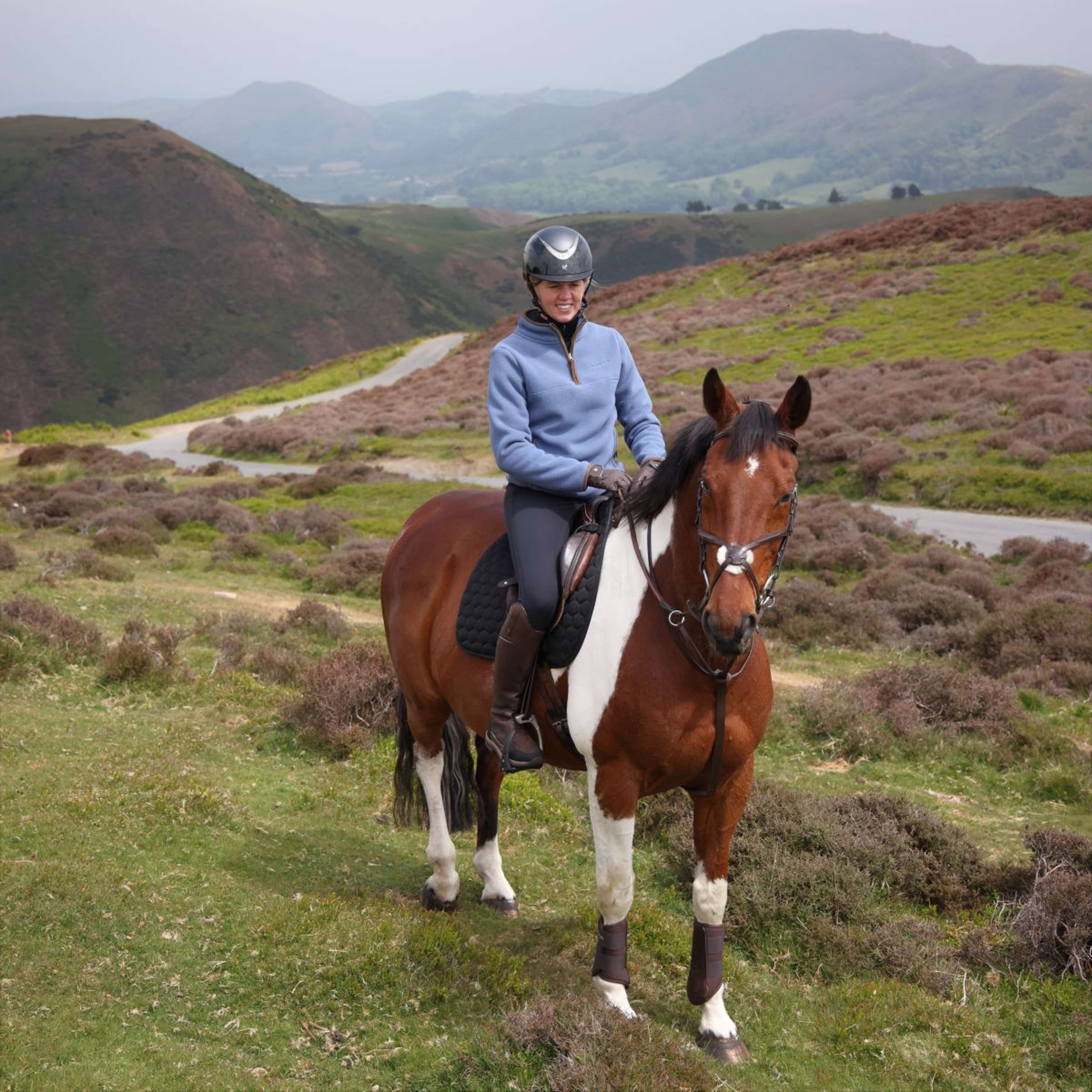 Aubrion by Shires Pullover Original Fleece Blau - Image 9