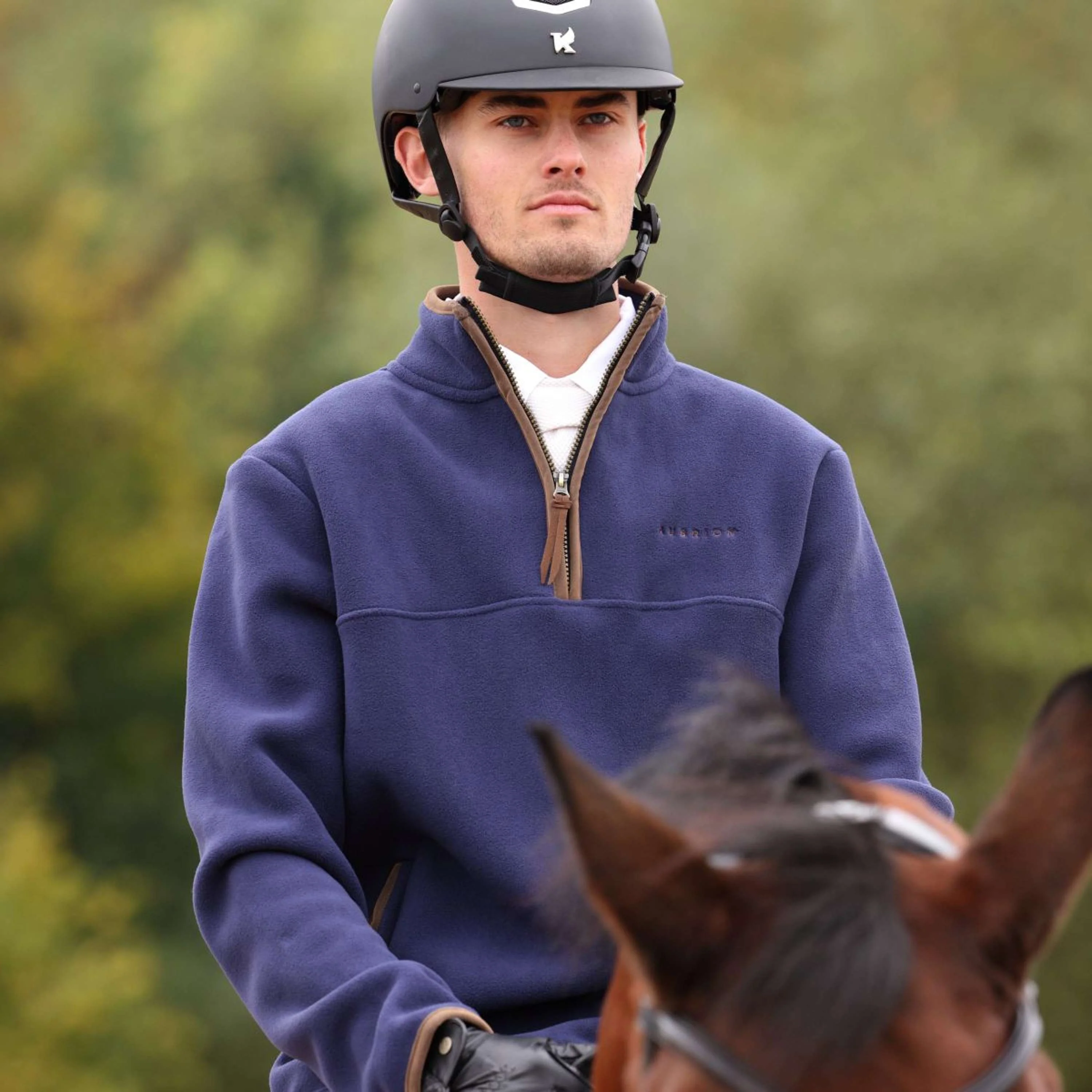 Aubrion by Shires Pullover Original Fleece Herren Navy - Image 11
