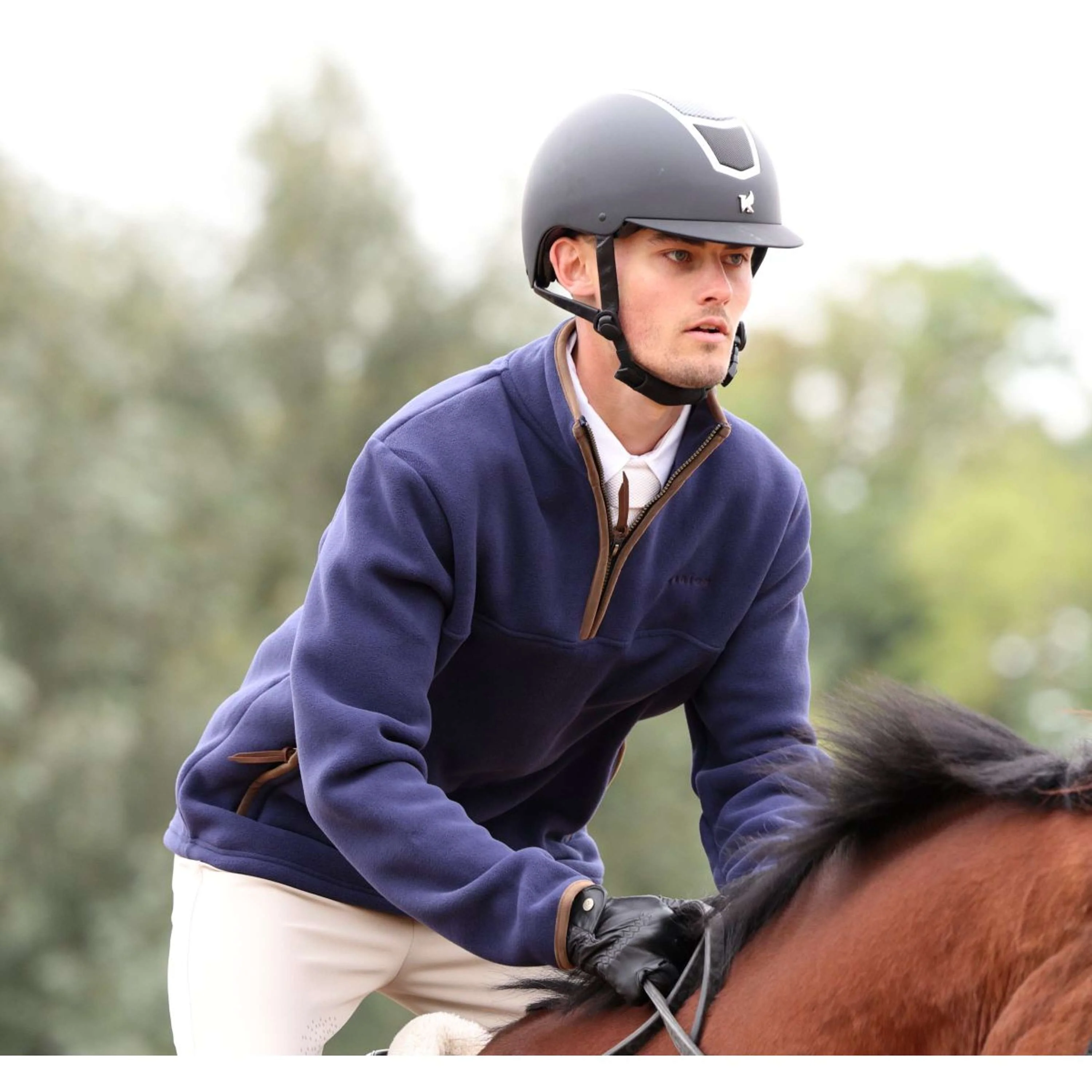 Aubrion by Shires Pullover Original Fleece Herren Navy - Image 16