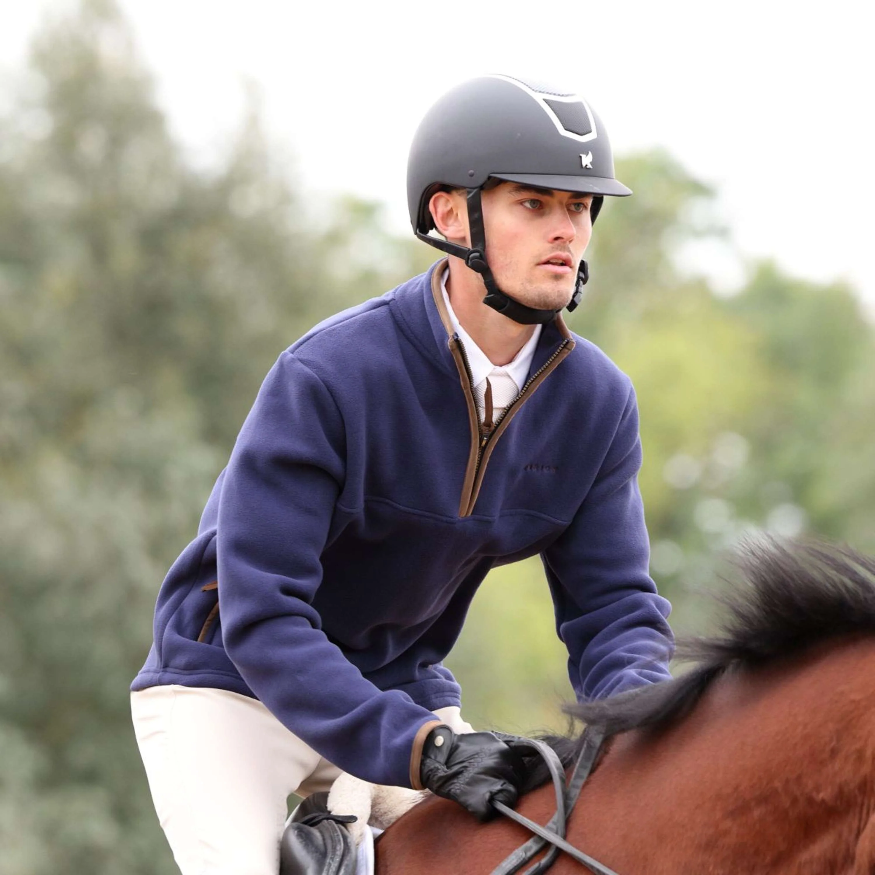 Aubrion by Shires Pullover Original Fleece Herren Navy - Image 17