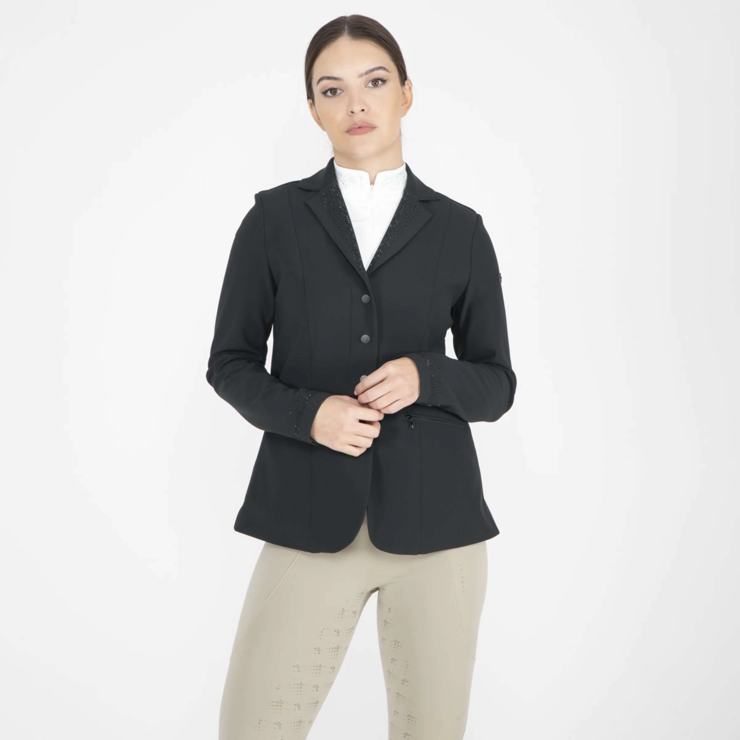 Aubrion by Shires Turnierjacket Optima GX Schwarz - Image 6
