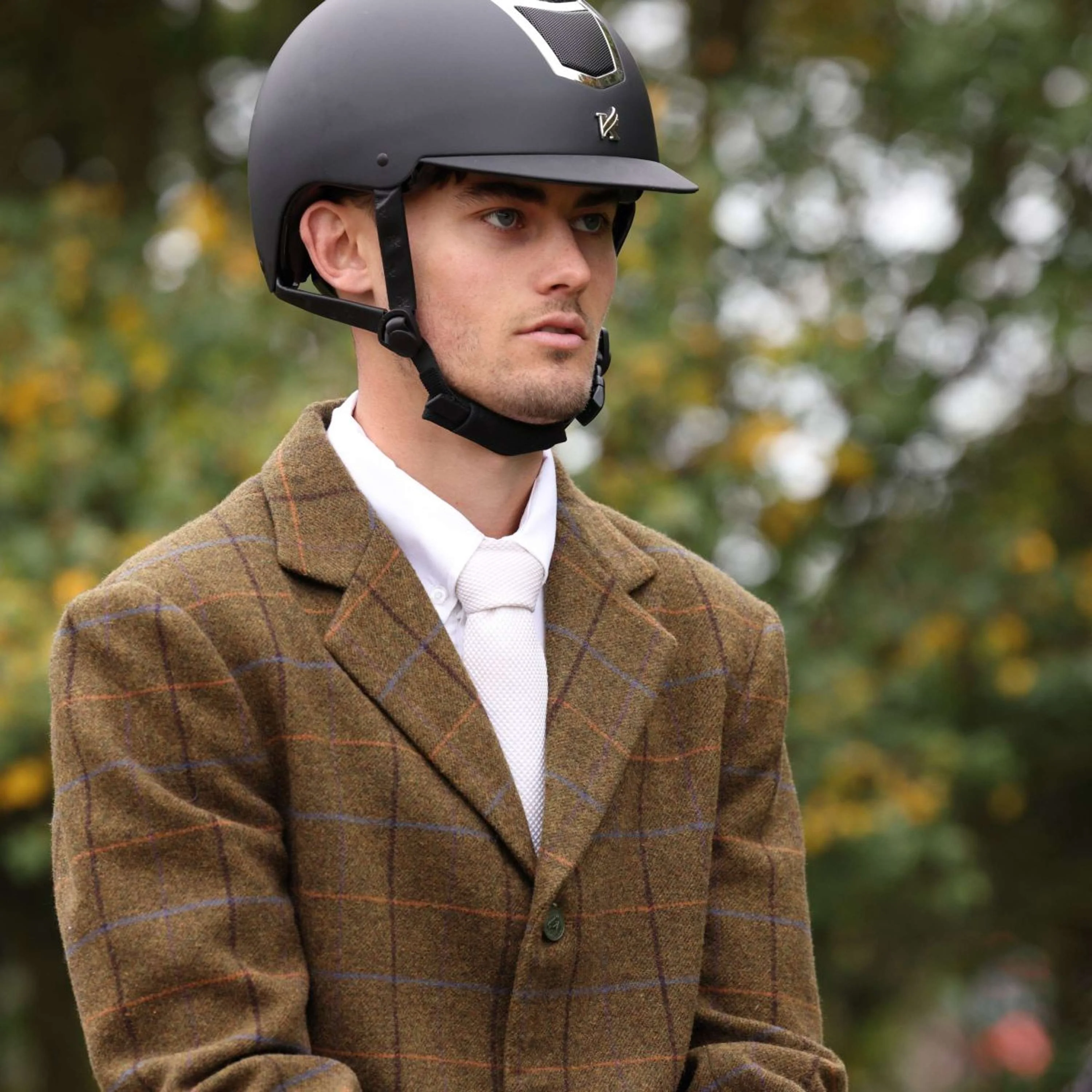 Aubrion by Shires Turnierjacket Saratoga Herren Eichenbraun Check - Image 10