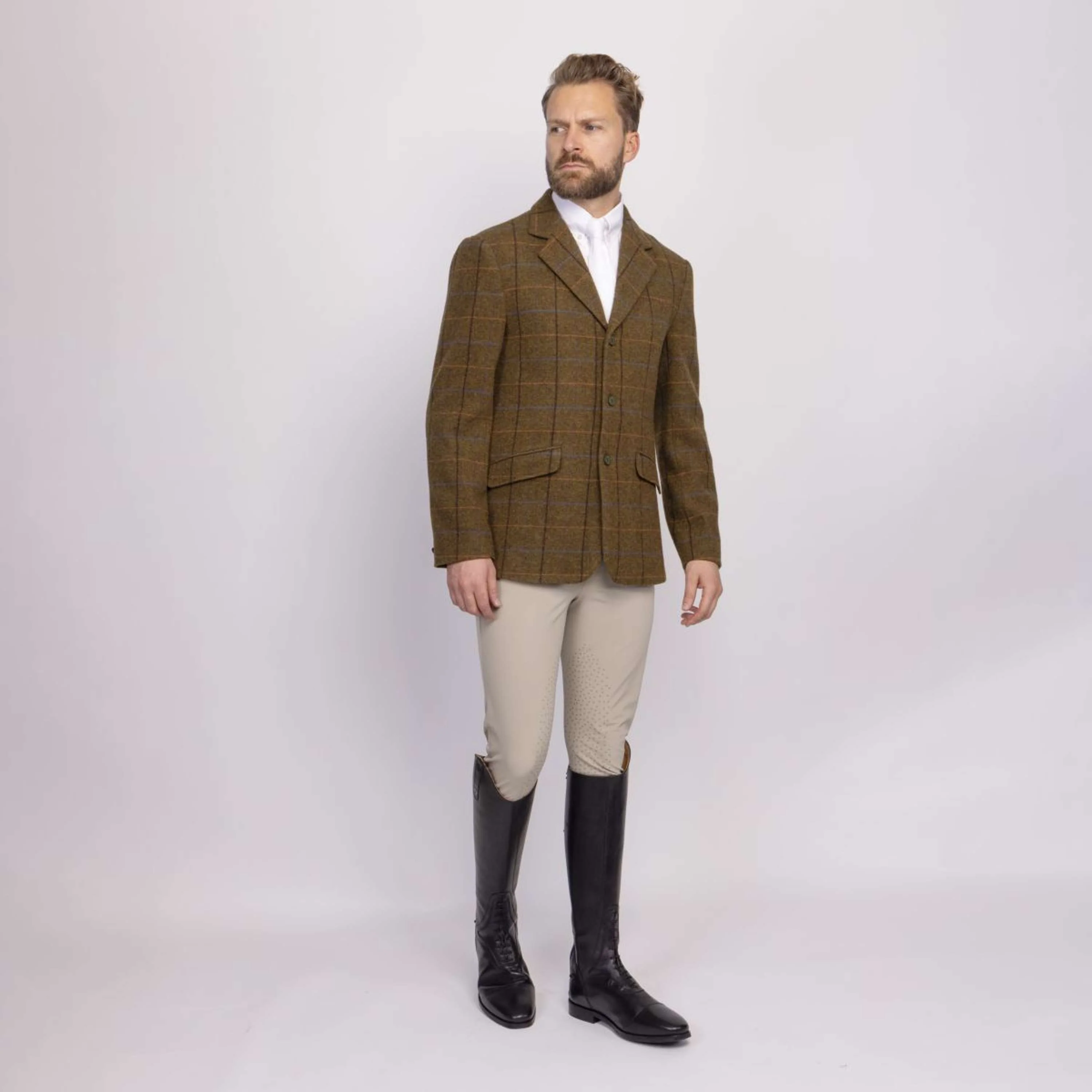 Aubrion by Shires Turnierjacket Saratoga Herren Eichenbraun Check - Image 15