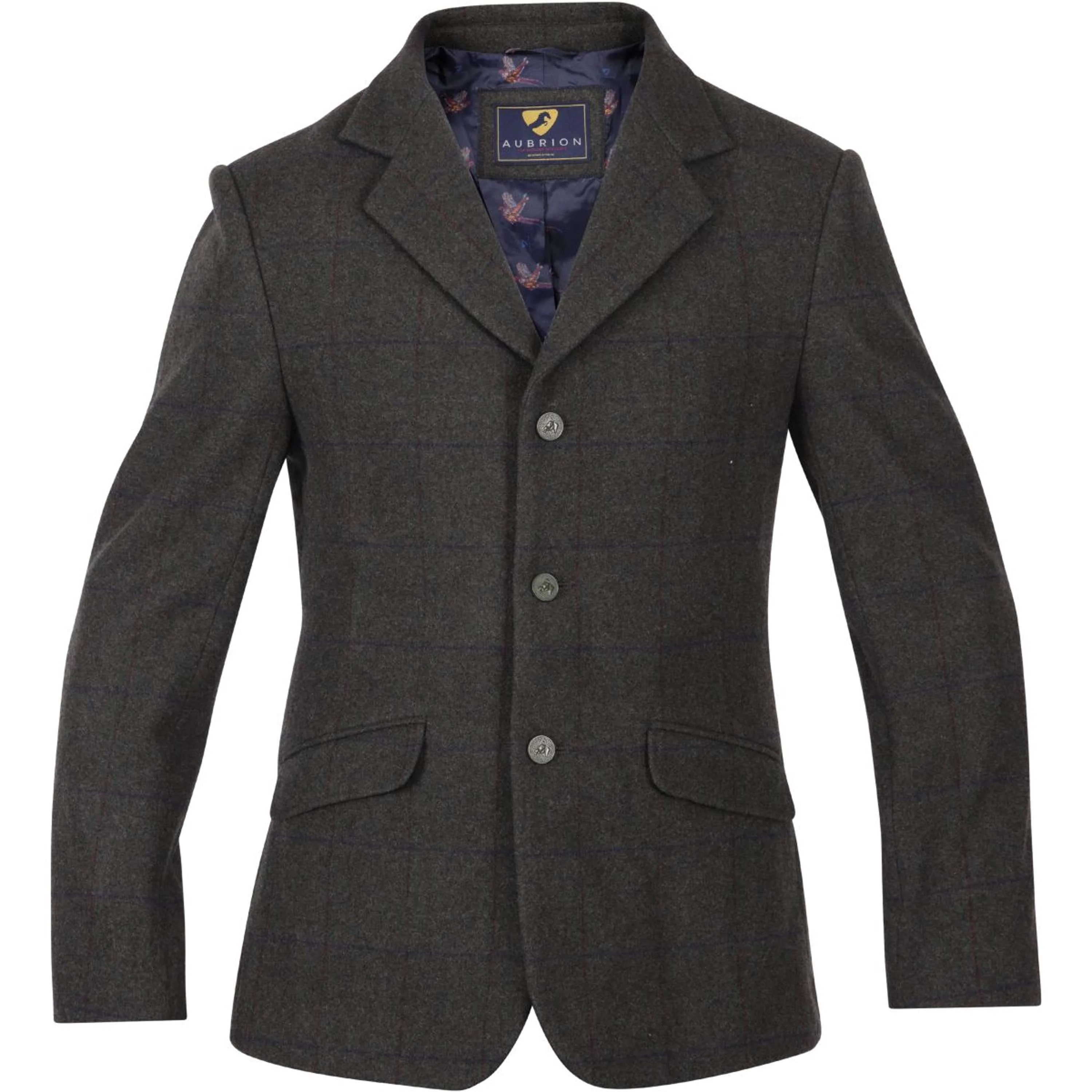 Aubrion by Shires Turnierjacket Saratoga Herren Elm Grün Check