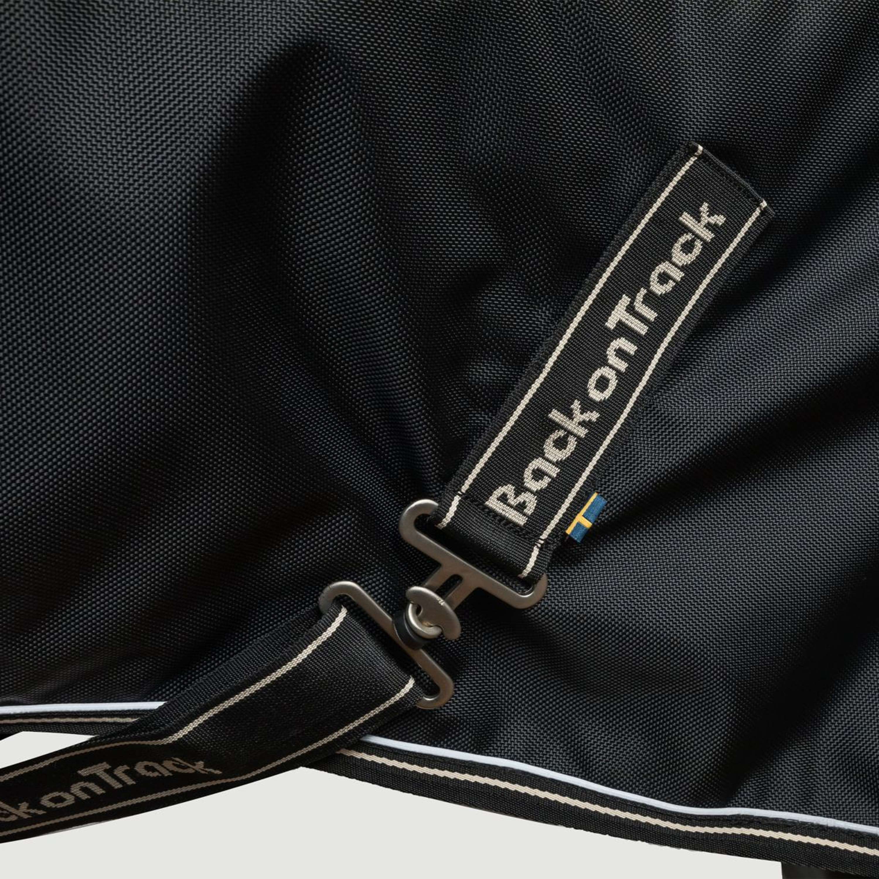 Back on Track Outdoordecke Obsidian 150g mit Abnehmbarem Hals Schwarz - Image 7
