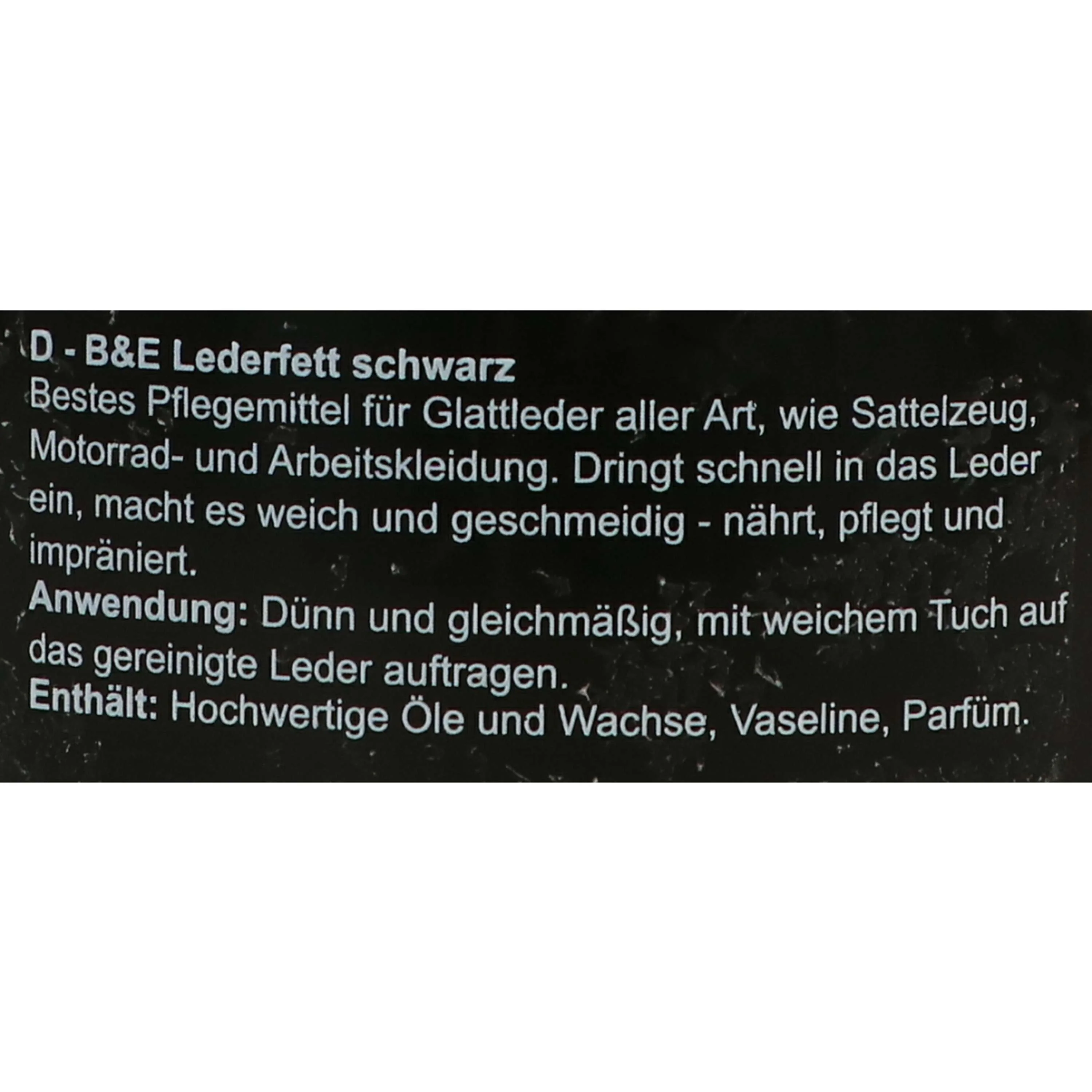 Bense & Eicke Lederfett Schwarz - Image 6