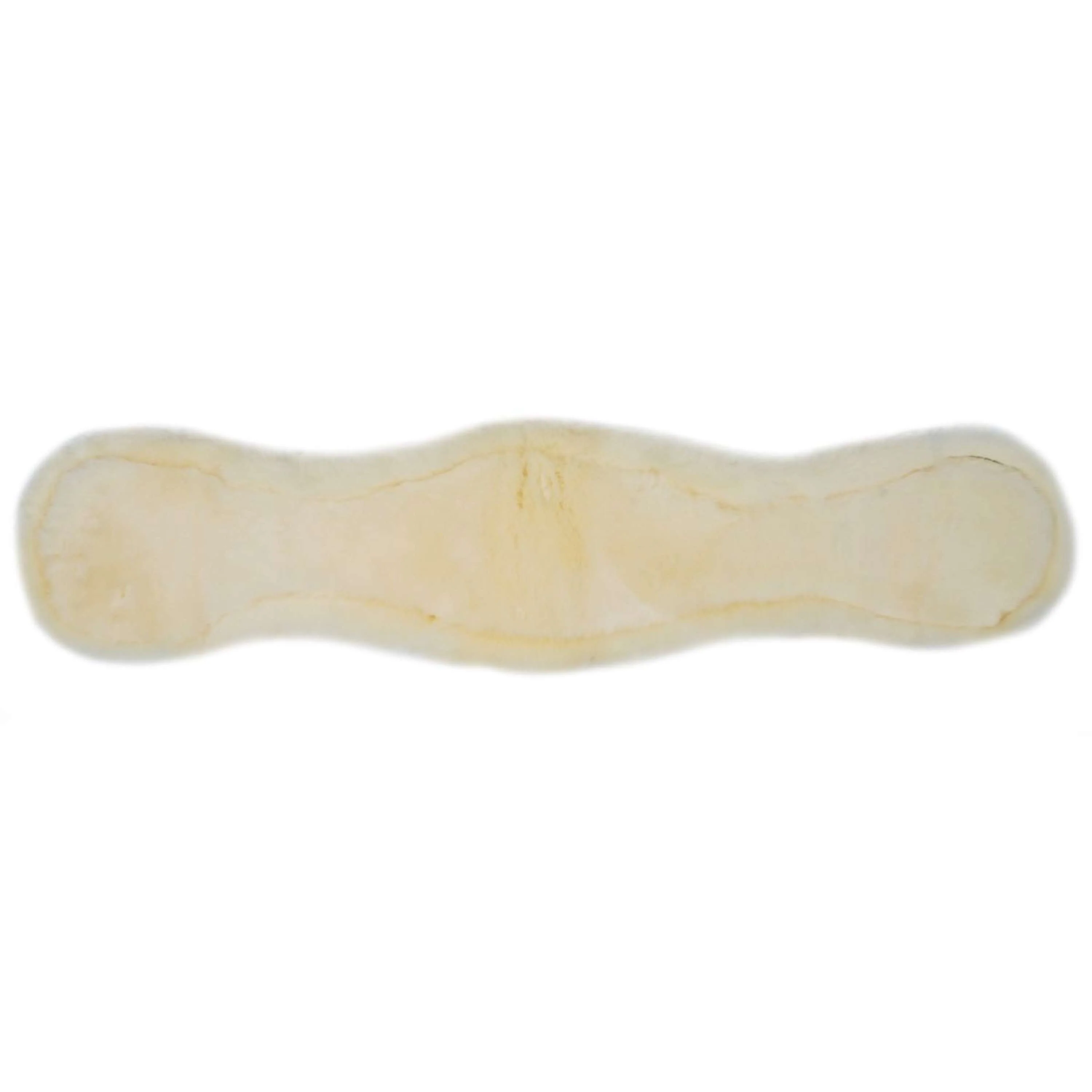 BR Dressurgurt Anatomisches Sheepskin Naturell - Image 2