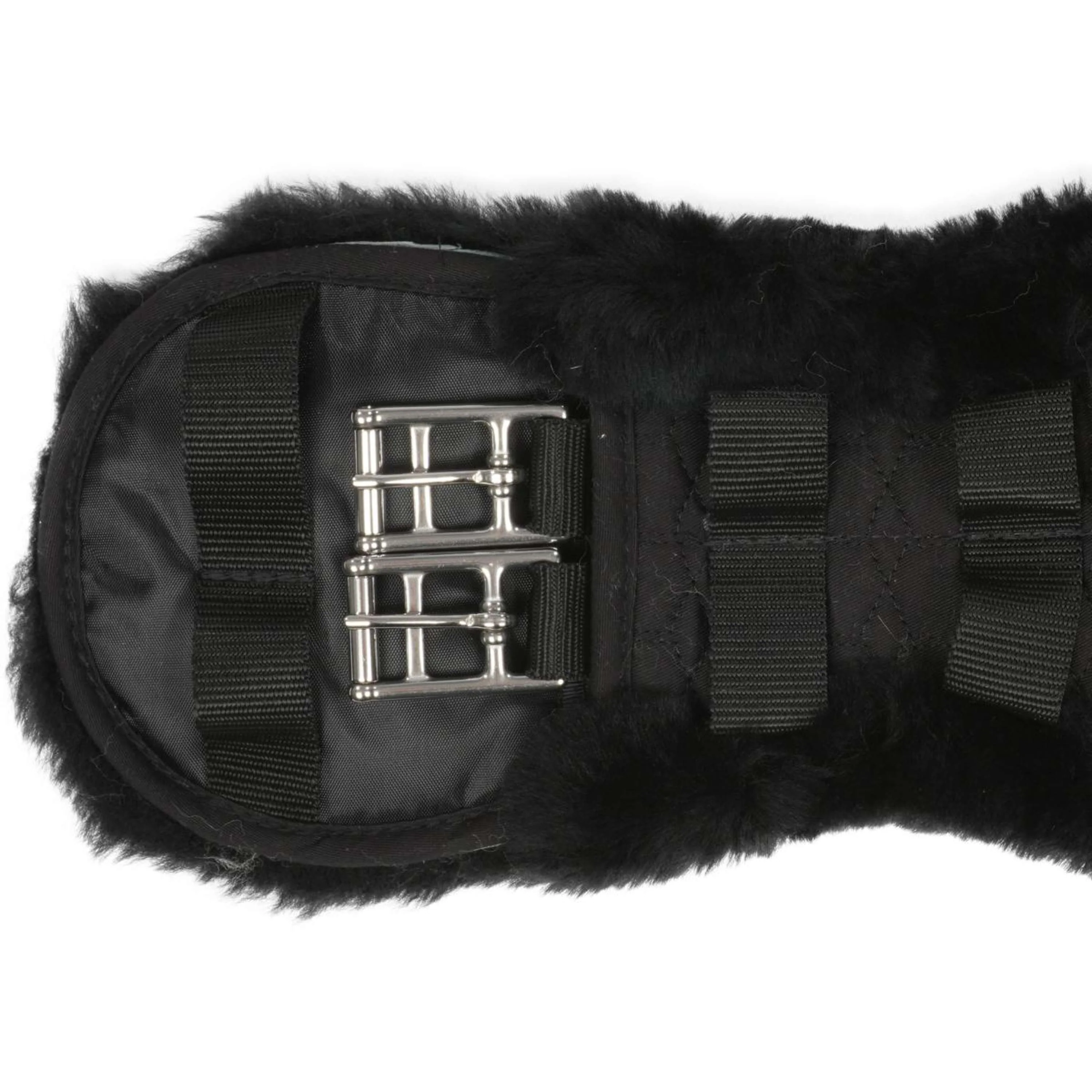BR Dressurgurt Anatomisches Sheepskin Schwarz - Image 3