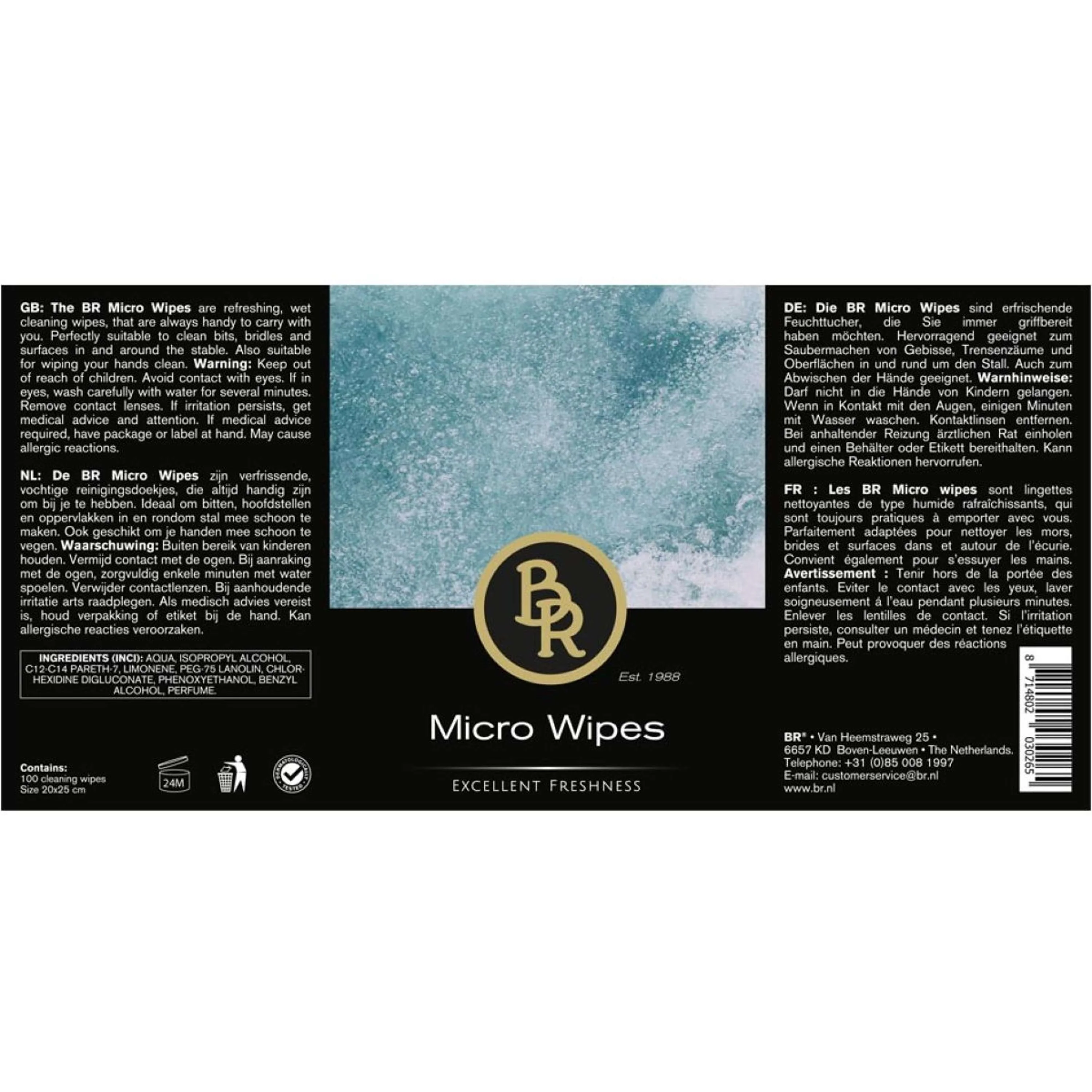 BR Reinigungstücher Micro Wipes 100 Stück - Image 2