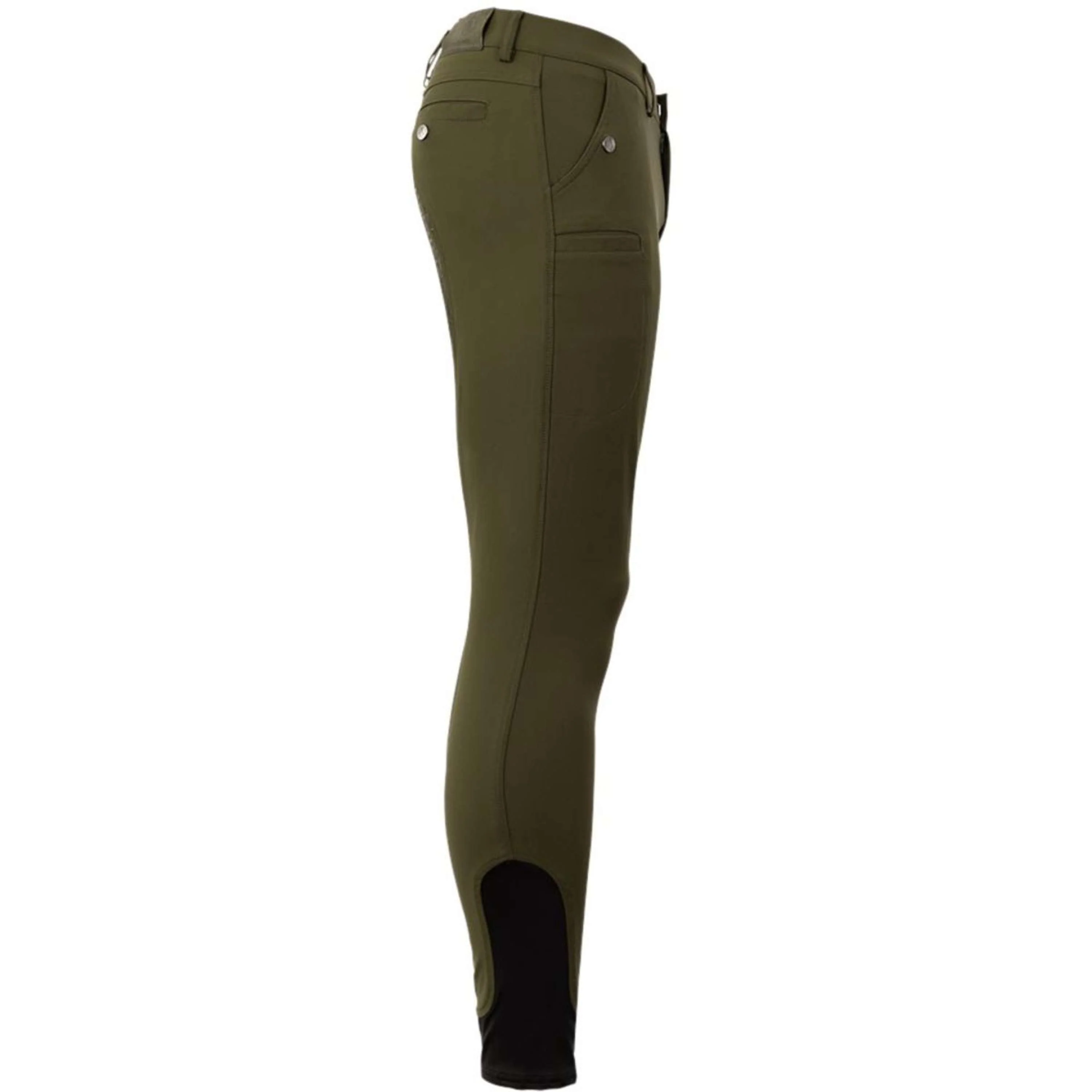 BR Reithose Maikel Silikon Besatz Forest Green - Image 4