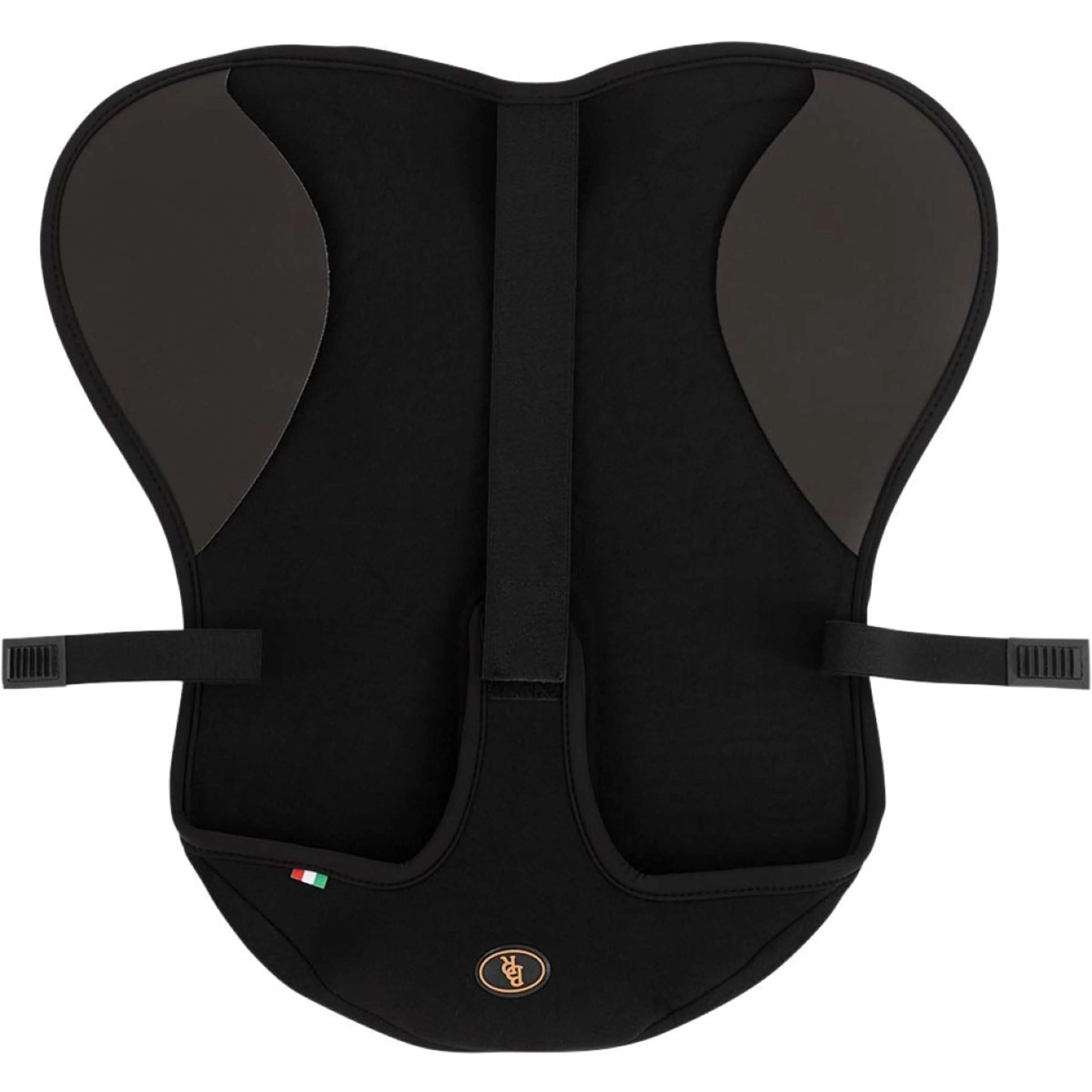 BR Sattelüberzug Ortho-Coccyx Gel Dressur Schwarz/Schwarz - Image 2