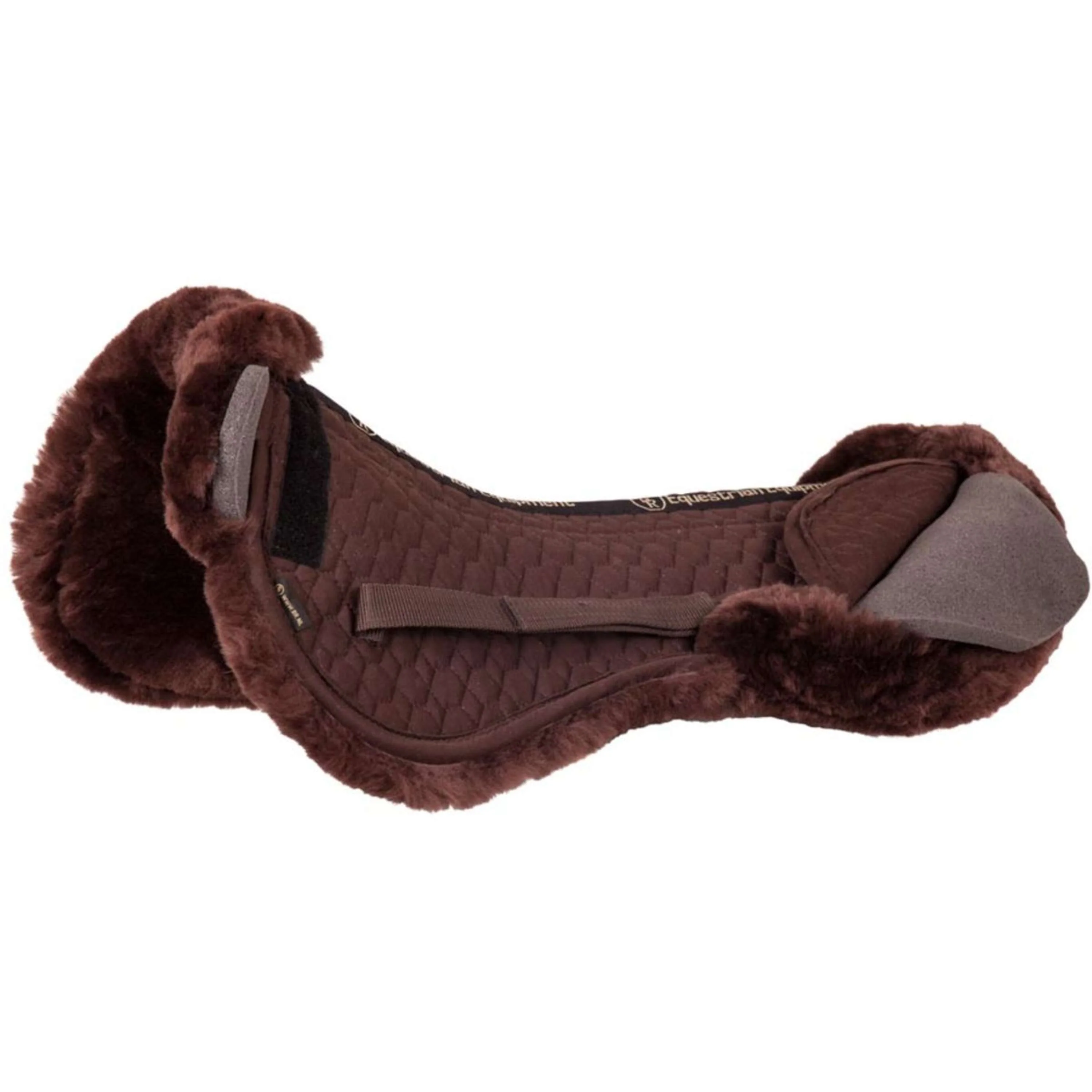 BR Sattelunterlage mit herrausnehmbarem Kissen Sheepskin Braun - Image 2