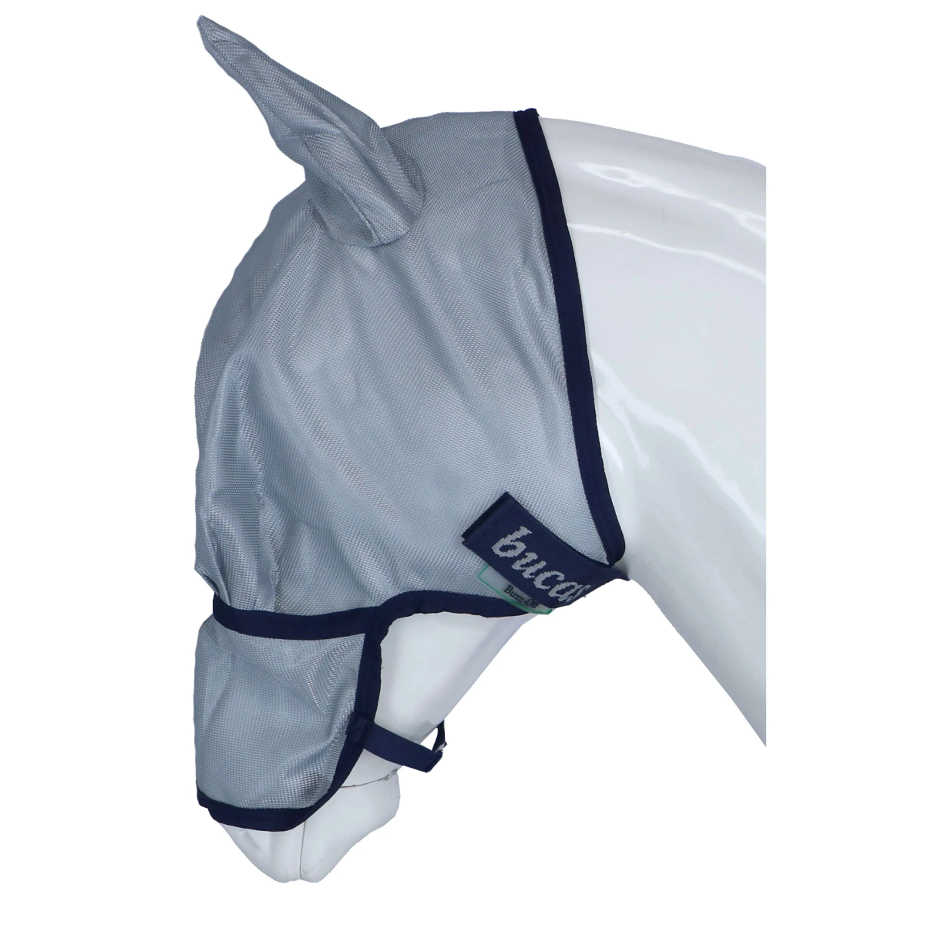 Bucas Buzz-Off Fliegenmaske Extended Nose Blau - Image 4