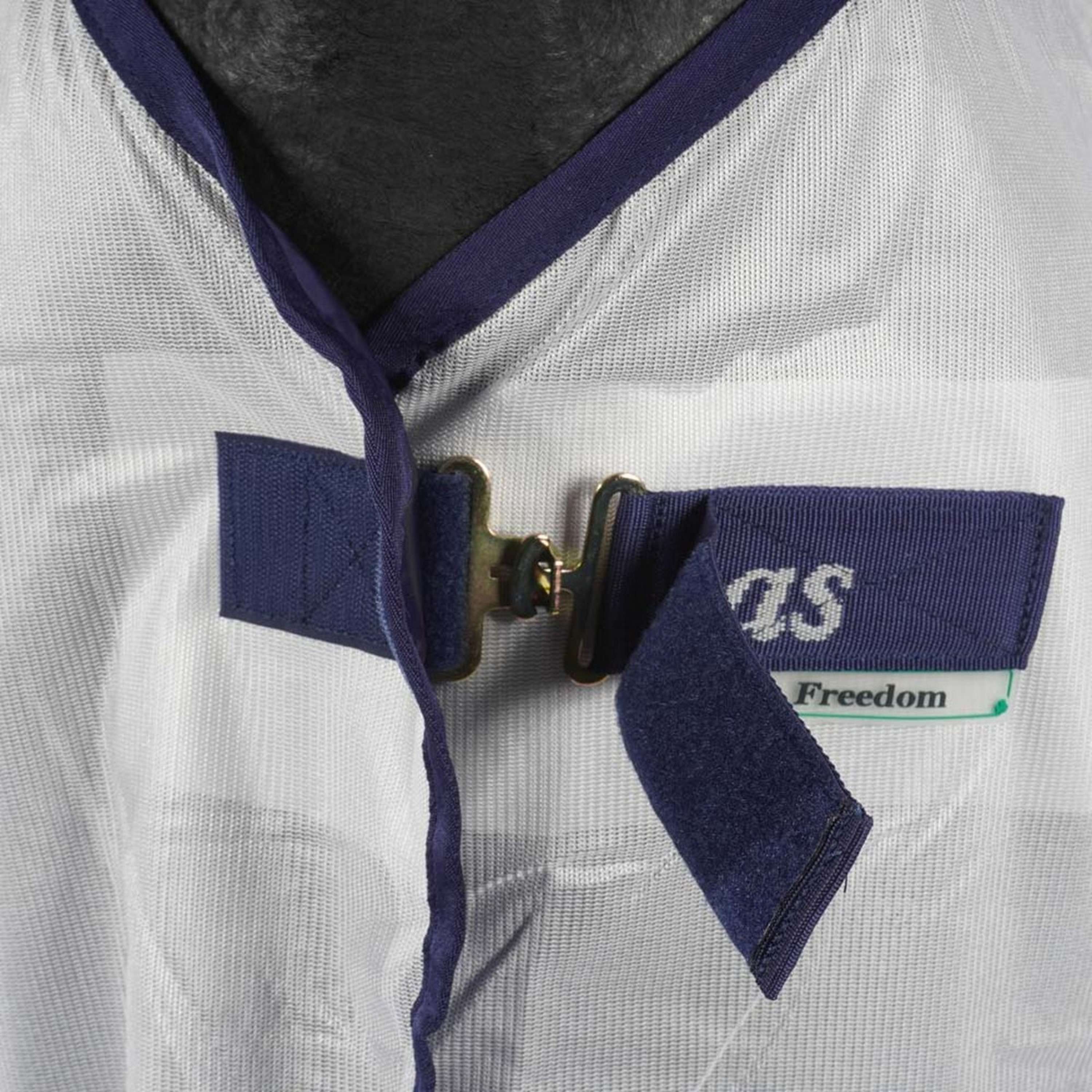 Bucas Freedom Fly Sheet Full Neck Silber - Image 4