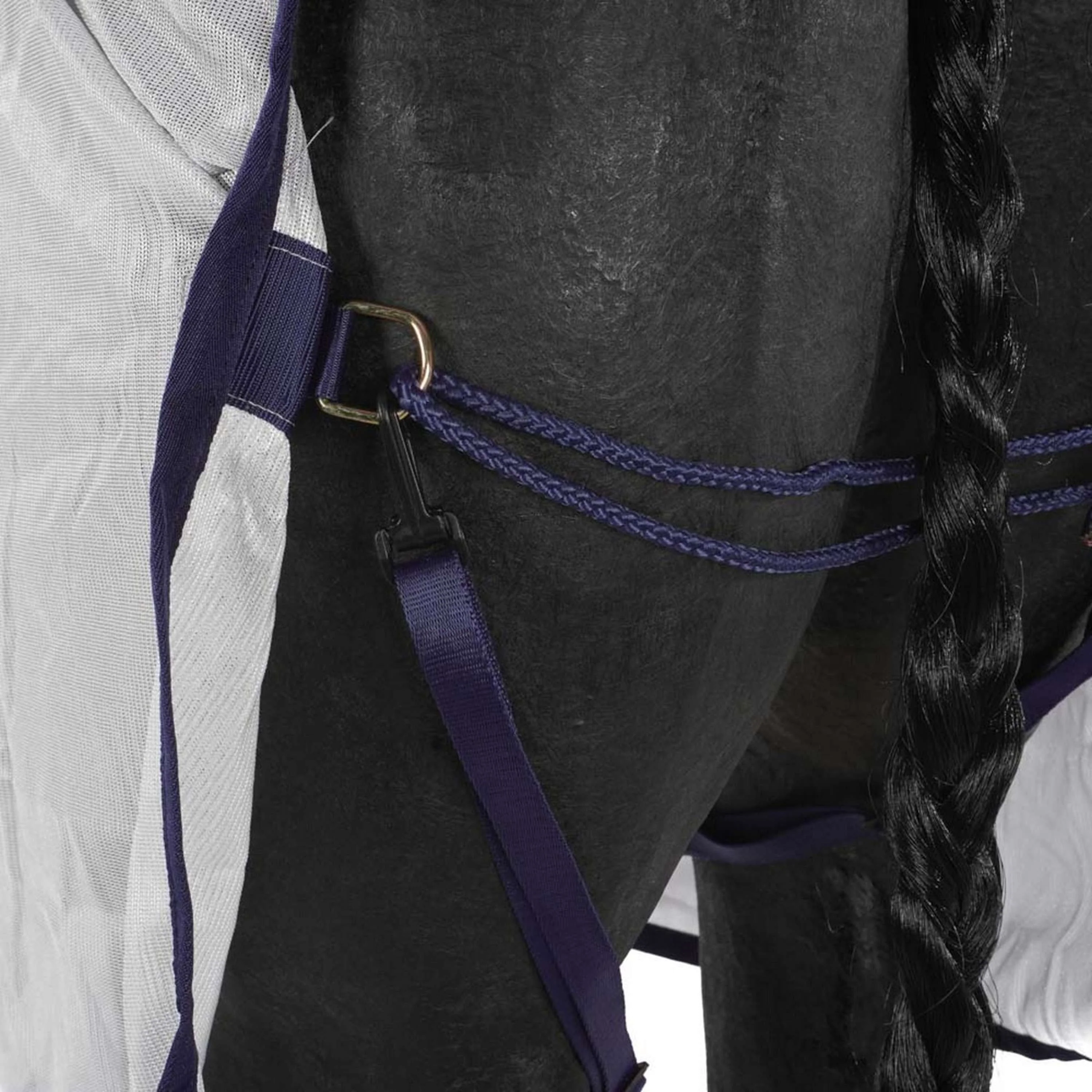Bucas Freedom Fly Sheet Full Neck Silber - Image 9