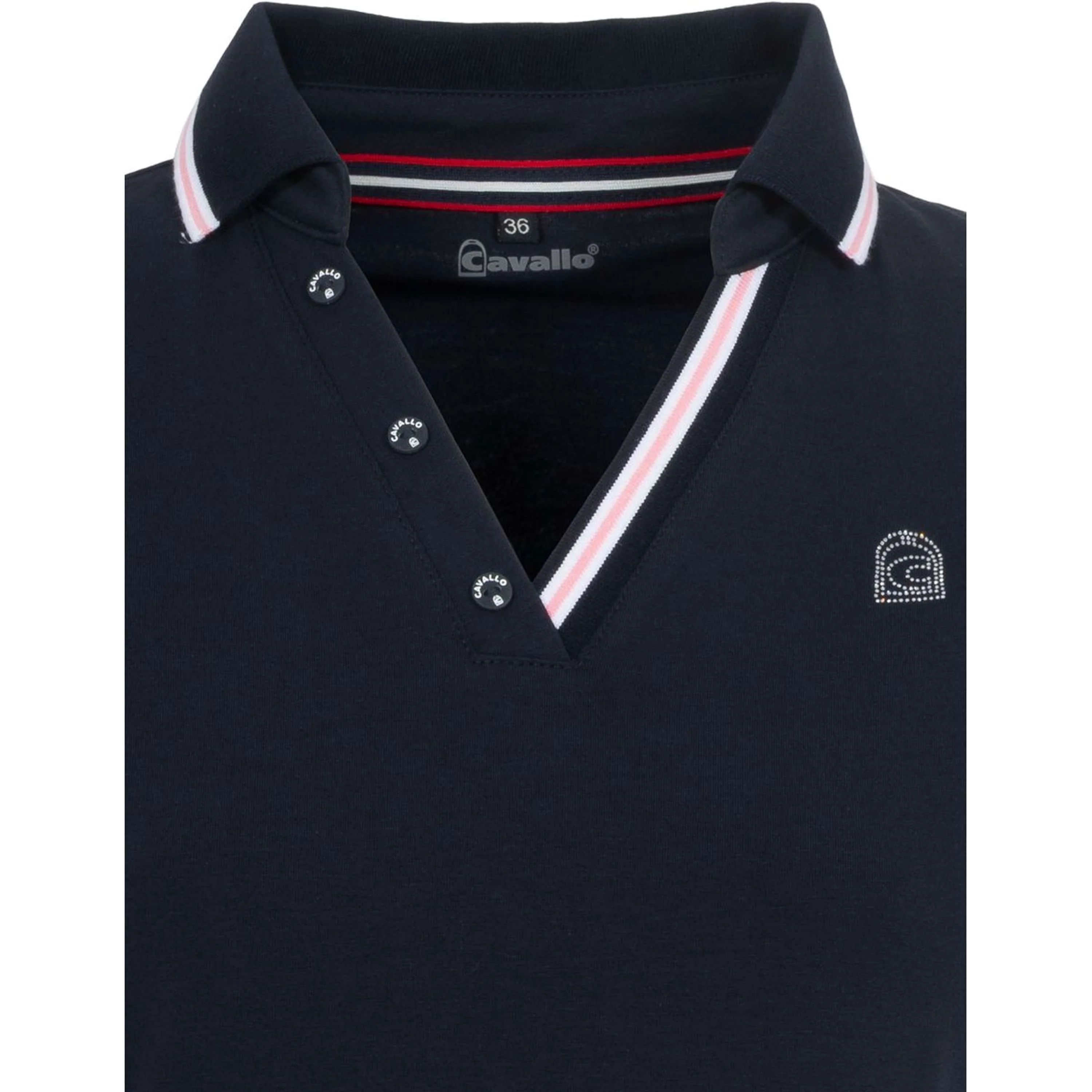 Cavallo Poloshirt CavalBea Dunkelblau - Image 5