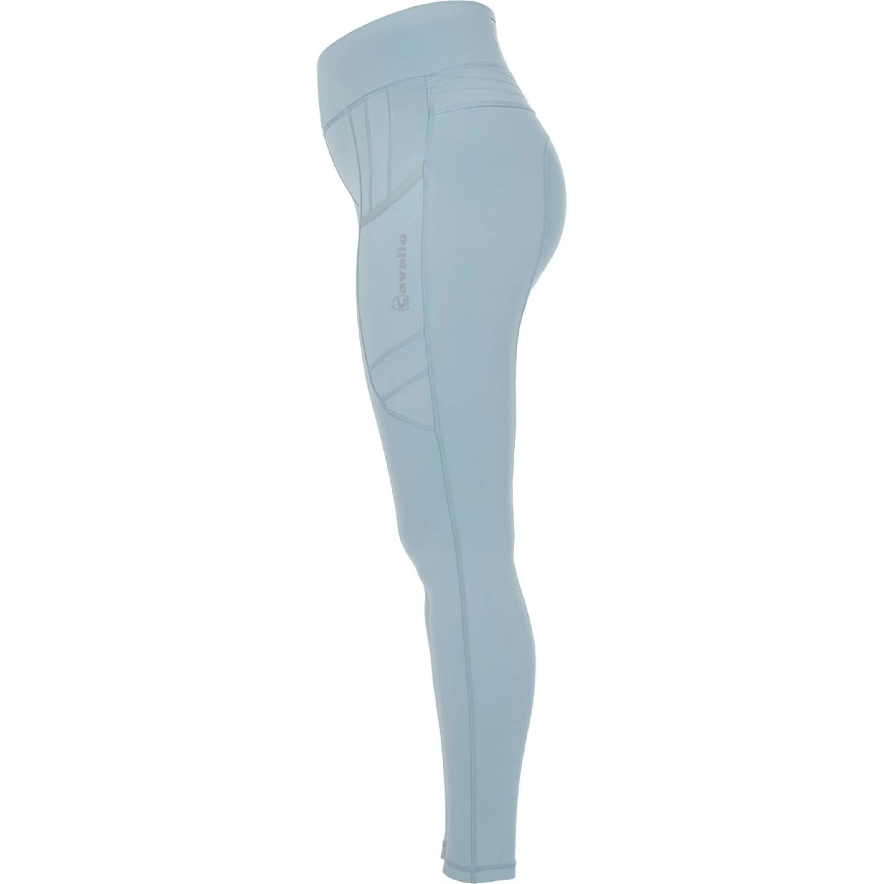 Cavallo Reitleggings CavalLin Grip RL Full Grip Soft Aqua - Image 3