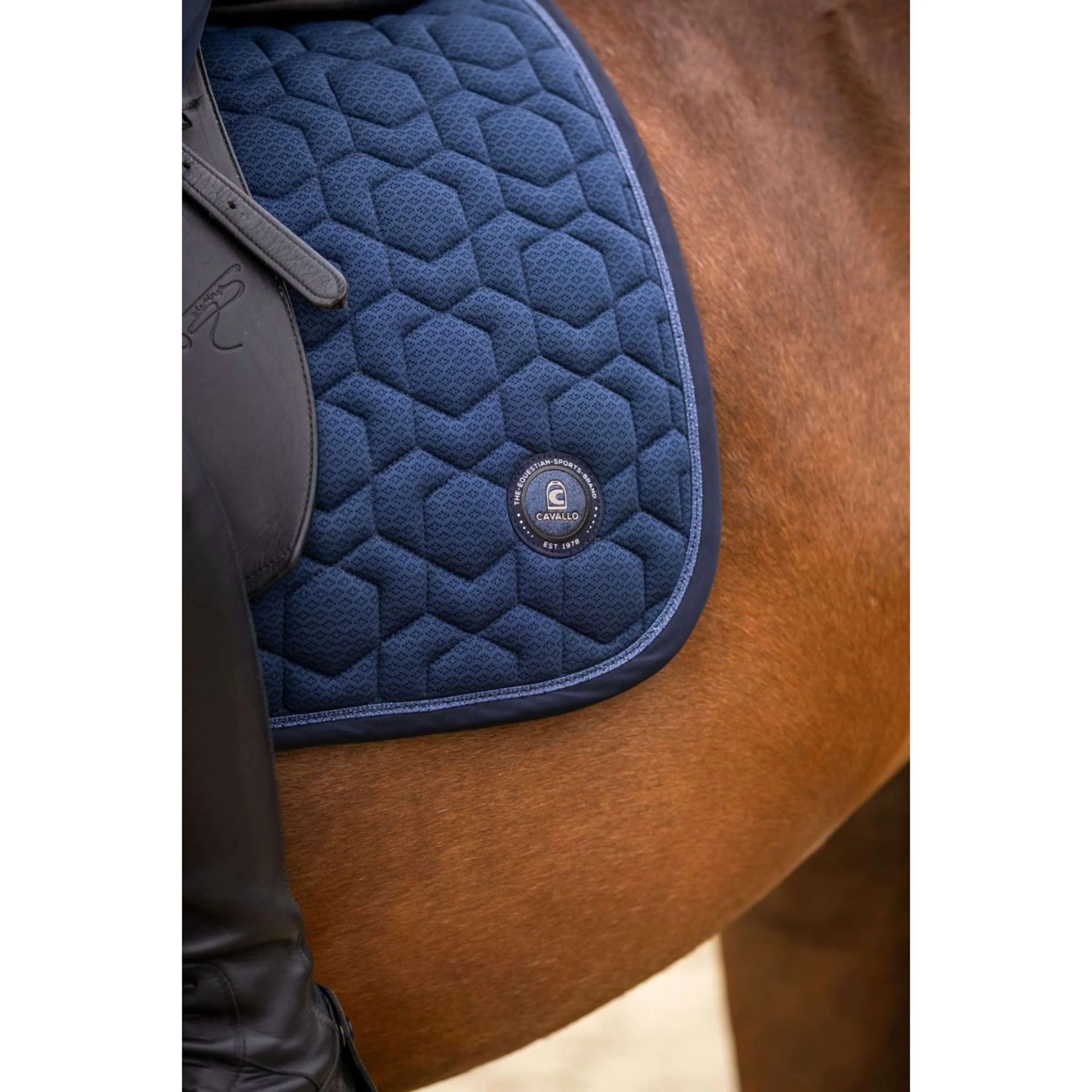 Cavallo Schabracke CavalPolina Dressur Dunkelblau - Image 2
