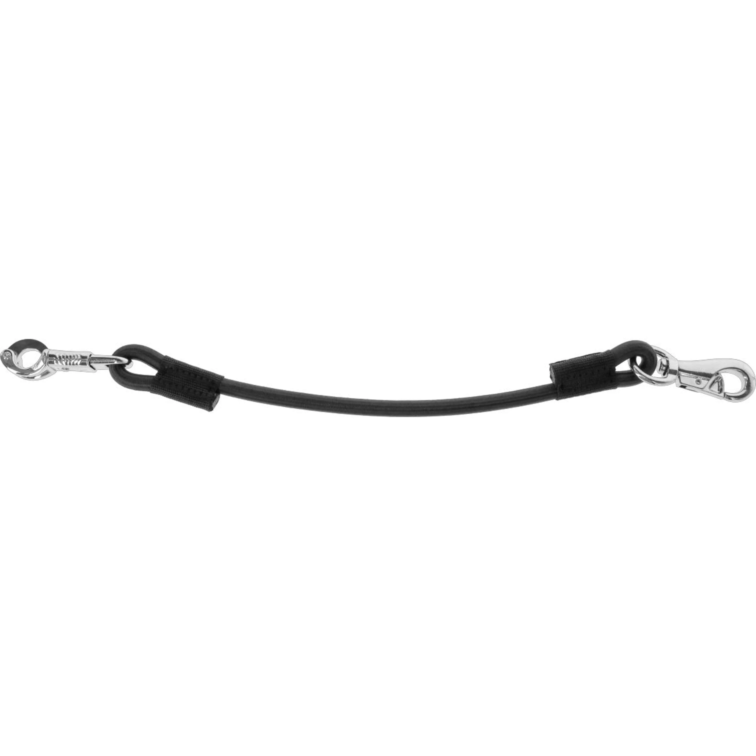 Covalliero Anbindekette Gummi Schwarz