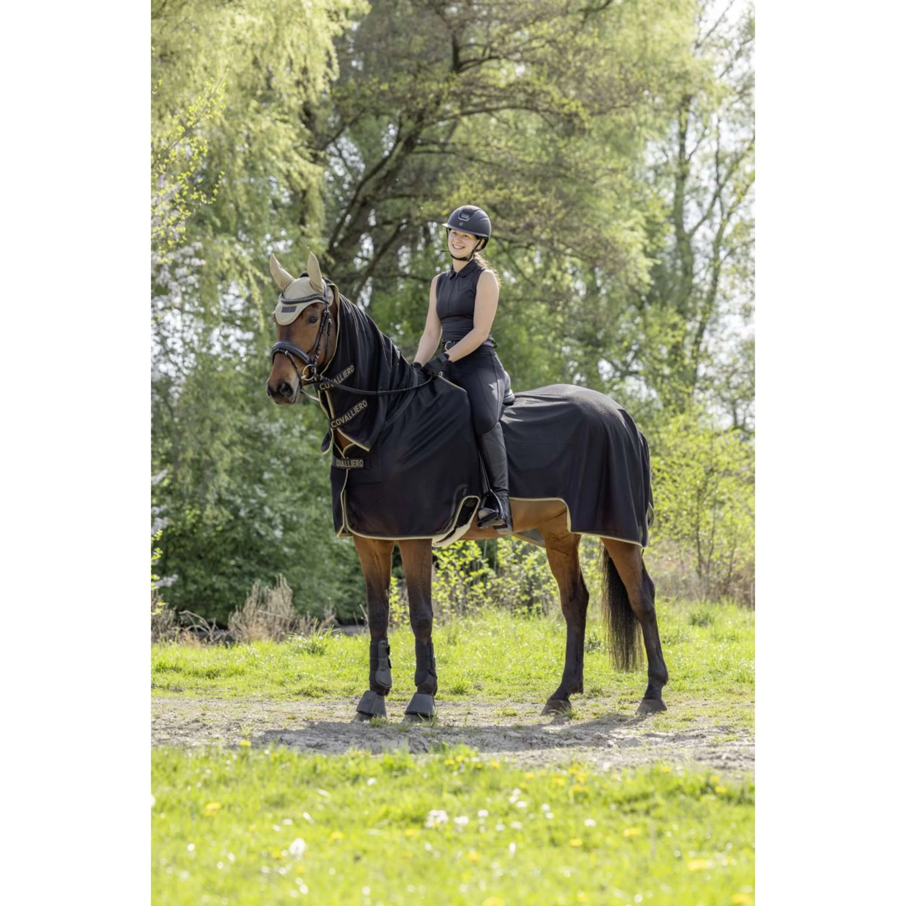 Covalliero Ausreitdecke SS26 Schwarz - Image 2