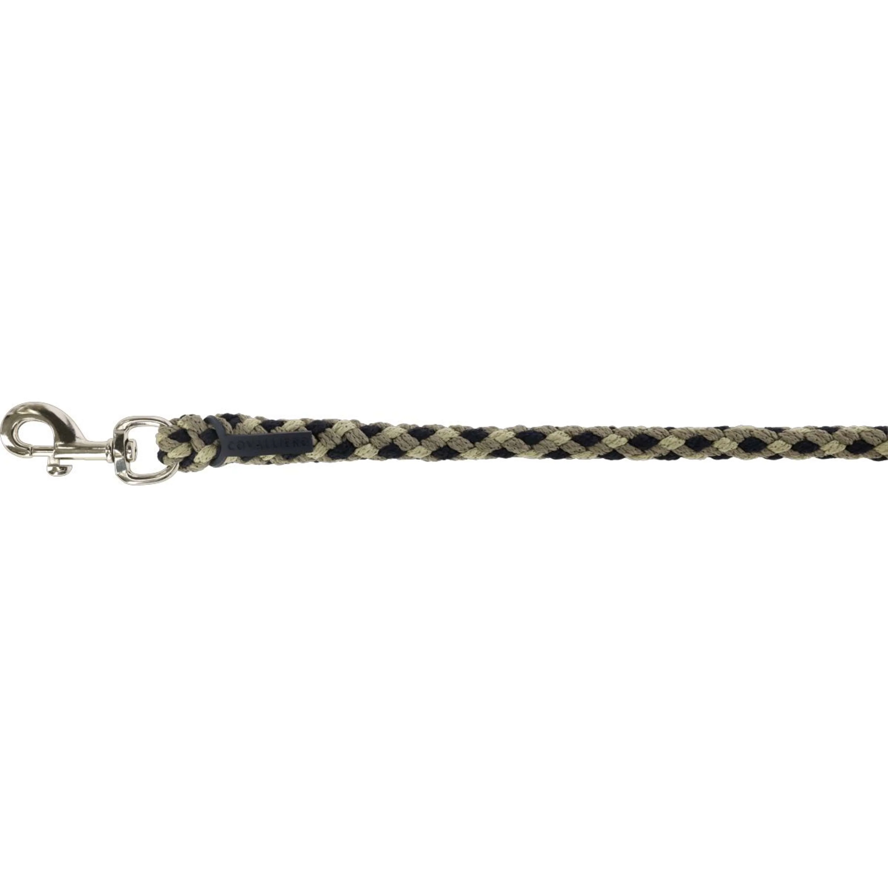 Covalliero Führstrick SS26 mit Karabinerhaken Schwarz/Nuss - Image 2