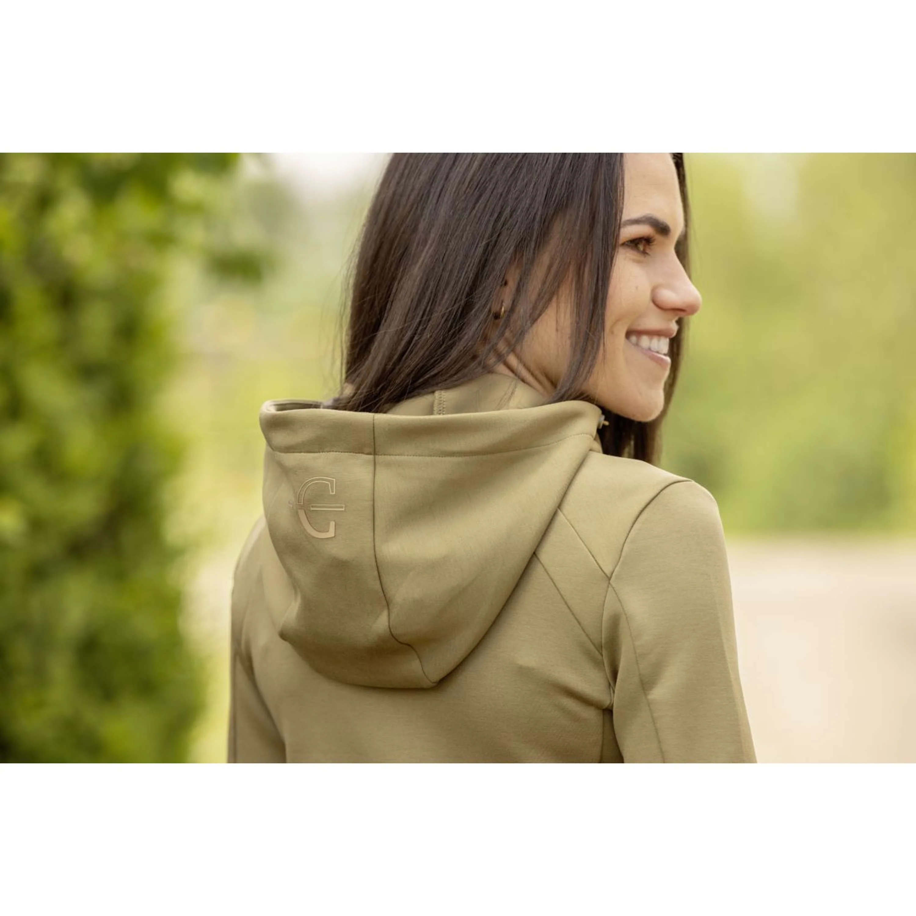 Covalliero Hoodie SS26 Damen Nuss - Image 3
