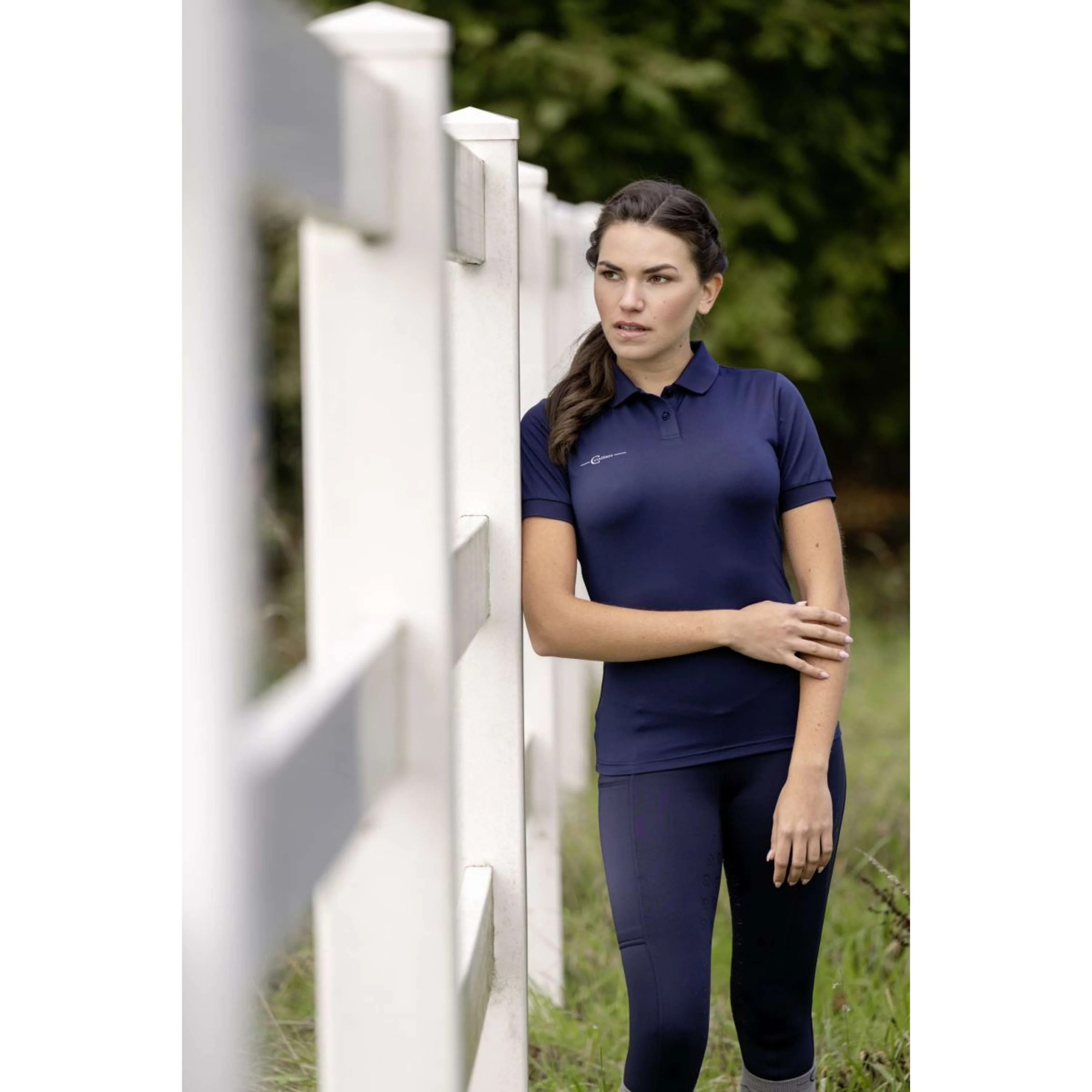 Covalliero Poloshirt Damen Navy - Image 5