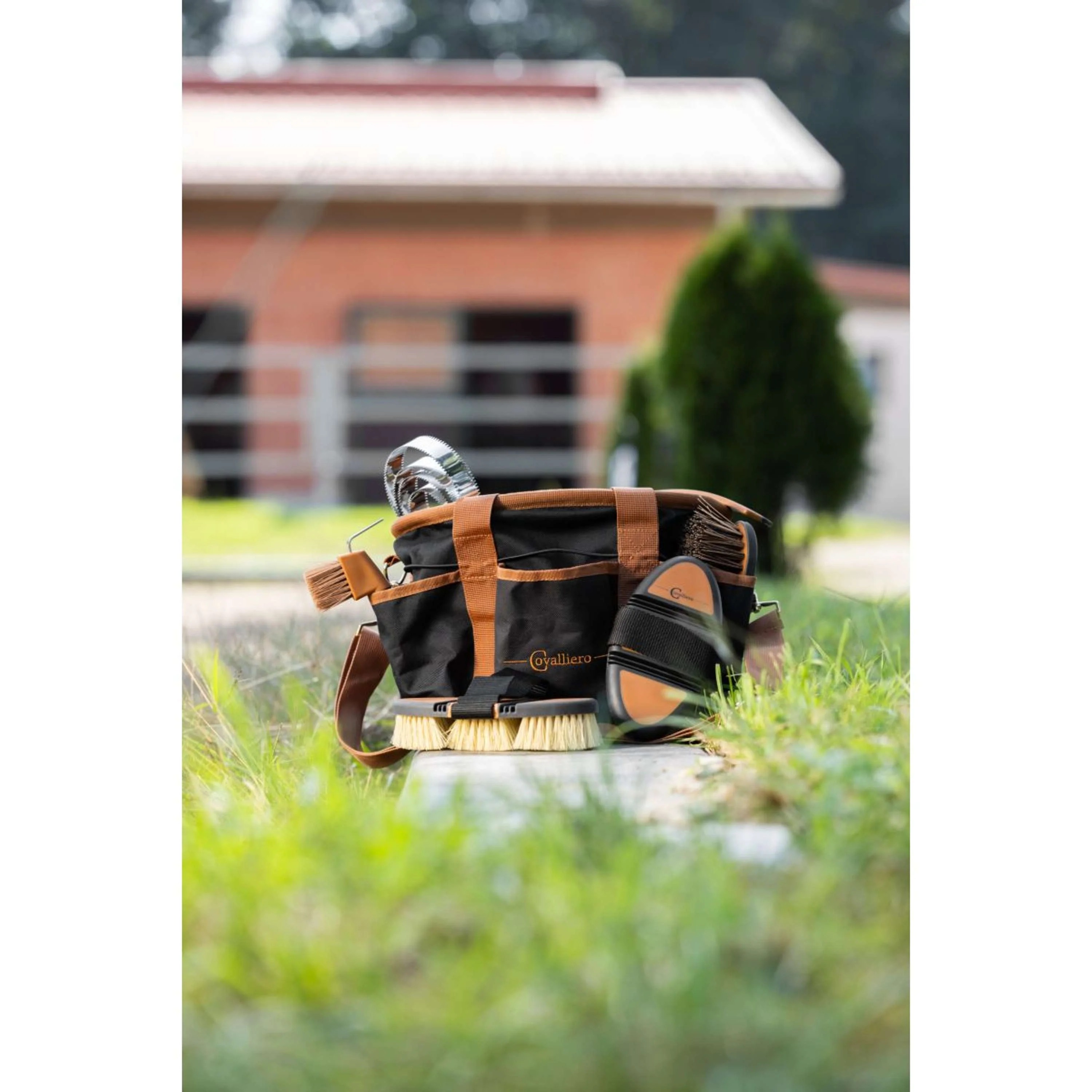 Covalliero Putztasche Schwarz/Cognac - Image 3