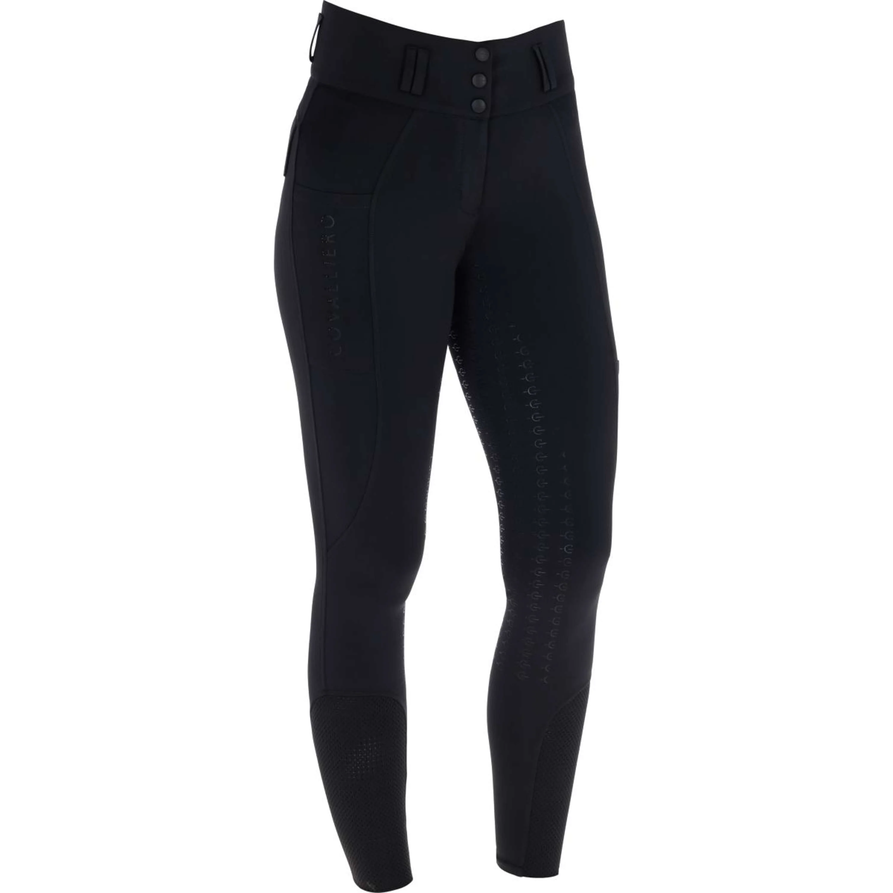 Covalliero Reithose SS26 Damen Full Grip Schwarz - Image 3