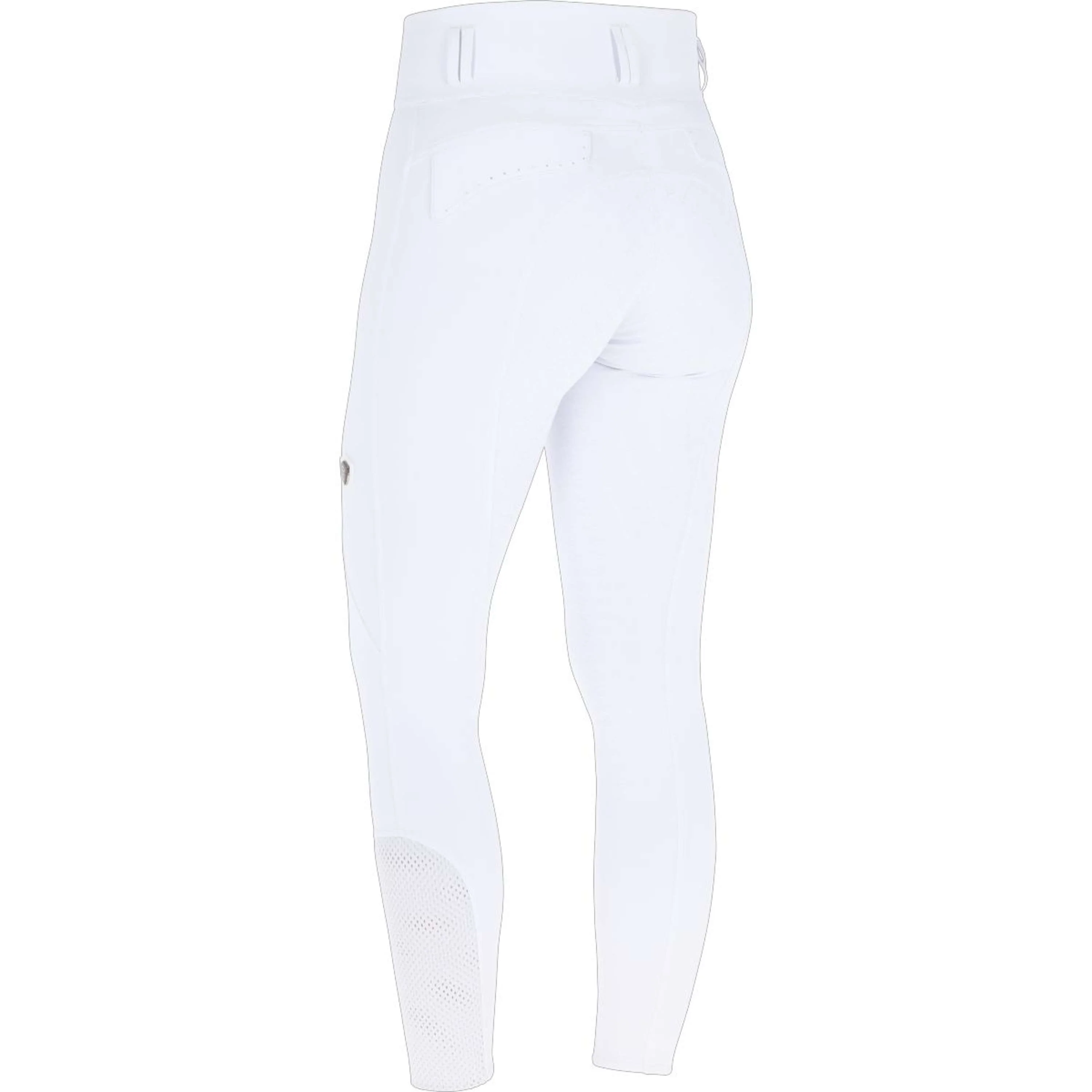 Covalliero Reithose SS26 Damen Full Grip Weiß - Image 2