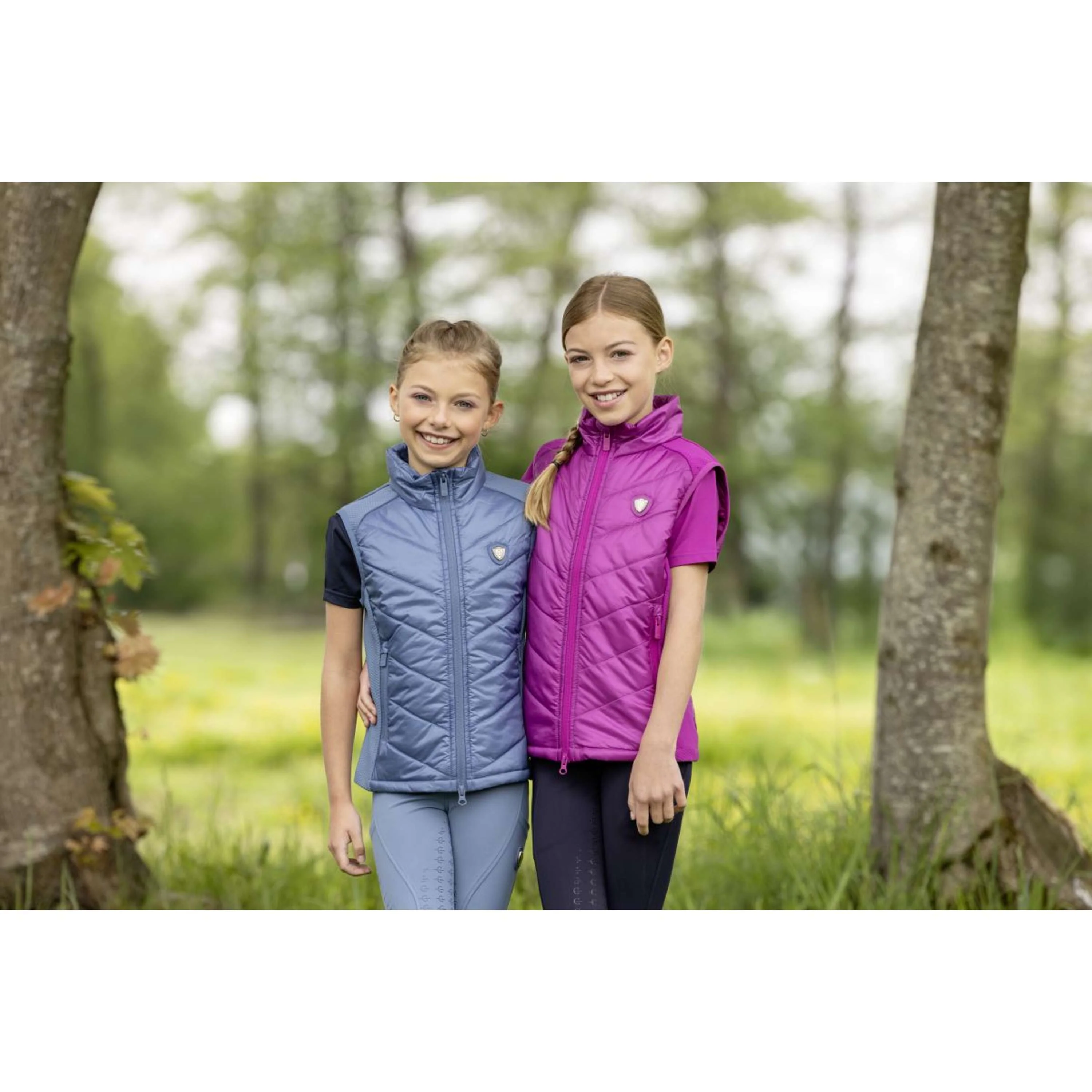 Covalliero Weste SS26 Kinder Smoked Blue - Image 2