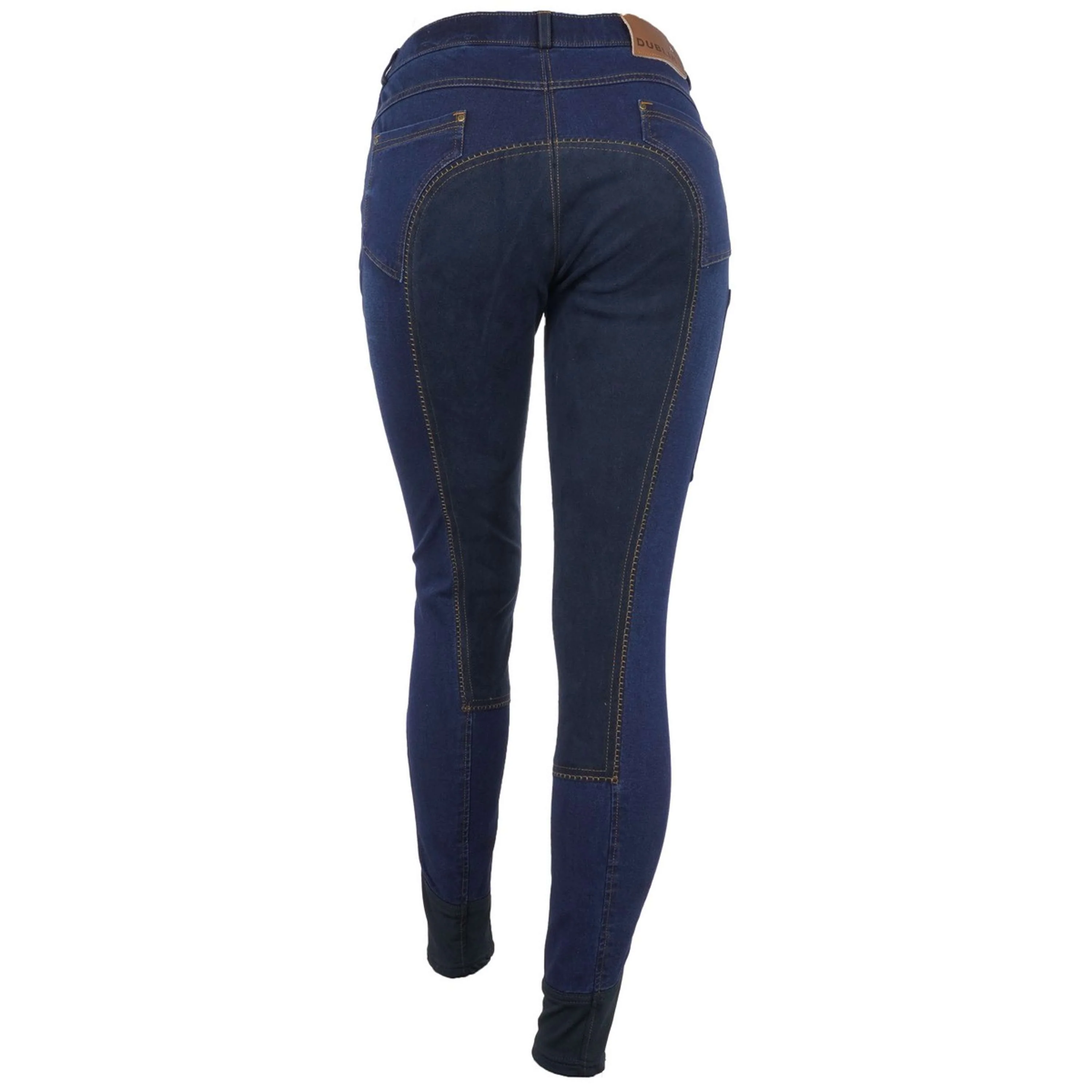 Dublin Reithose Shona Full Suede Sheet Blaue Denim/Navy - Image 3