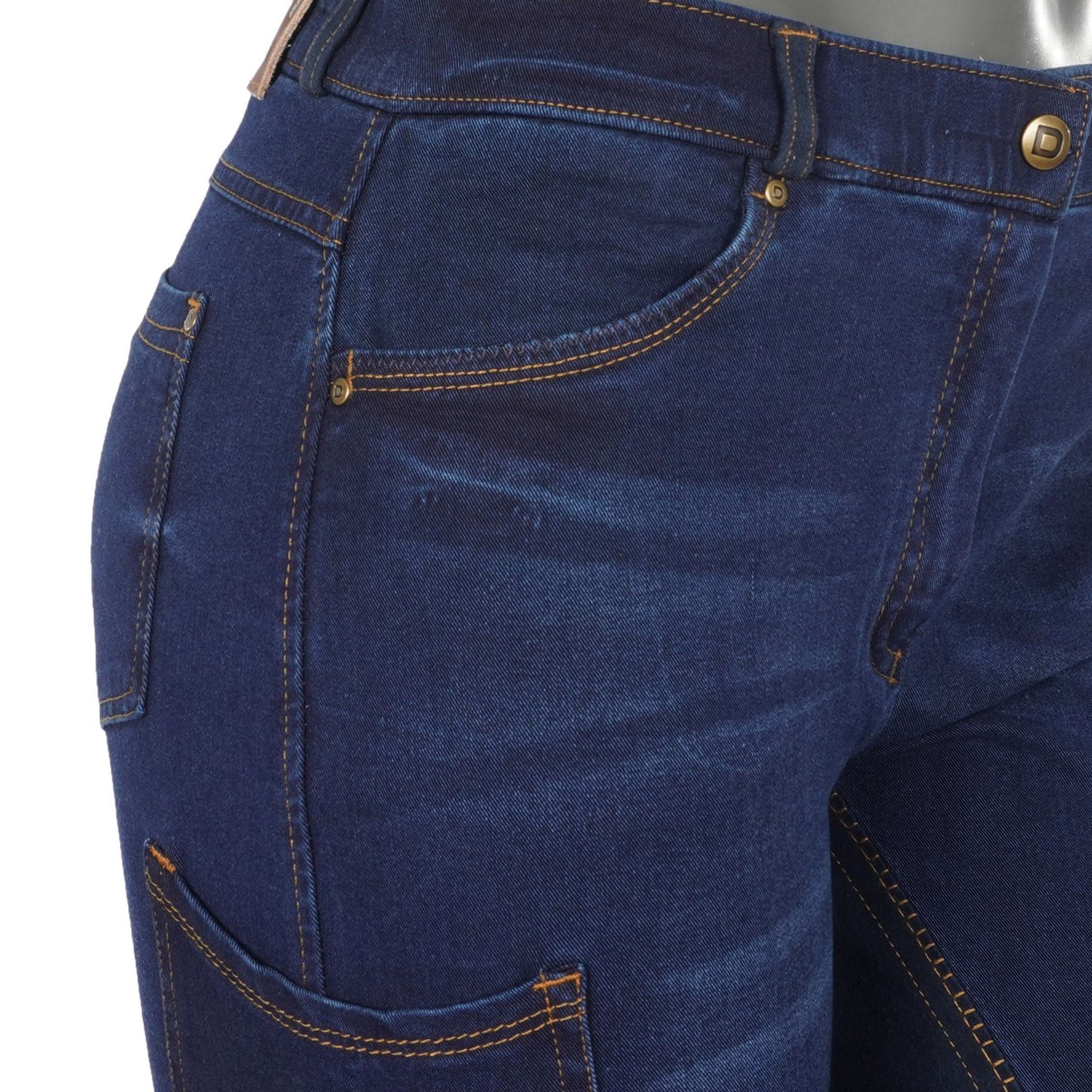 Dublin Reithose Shona Full Suede Sheet Blaue Denim/Navy - Image 8