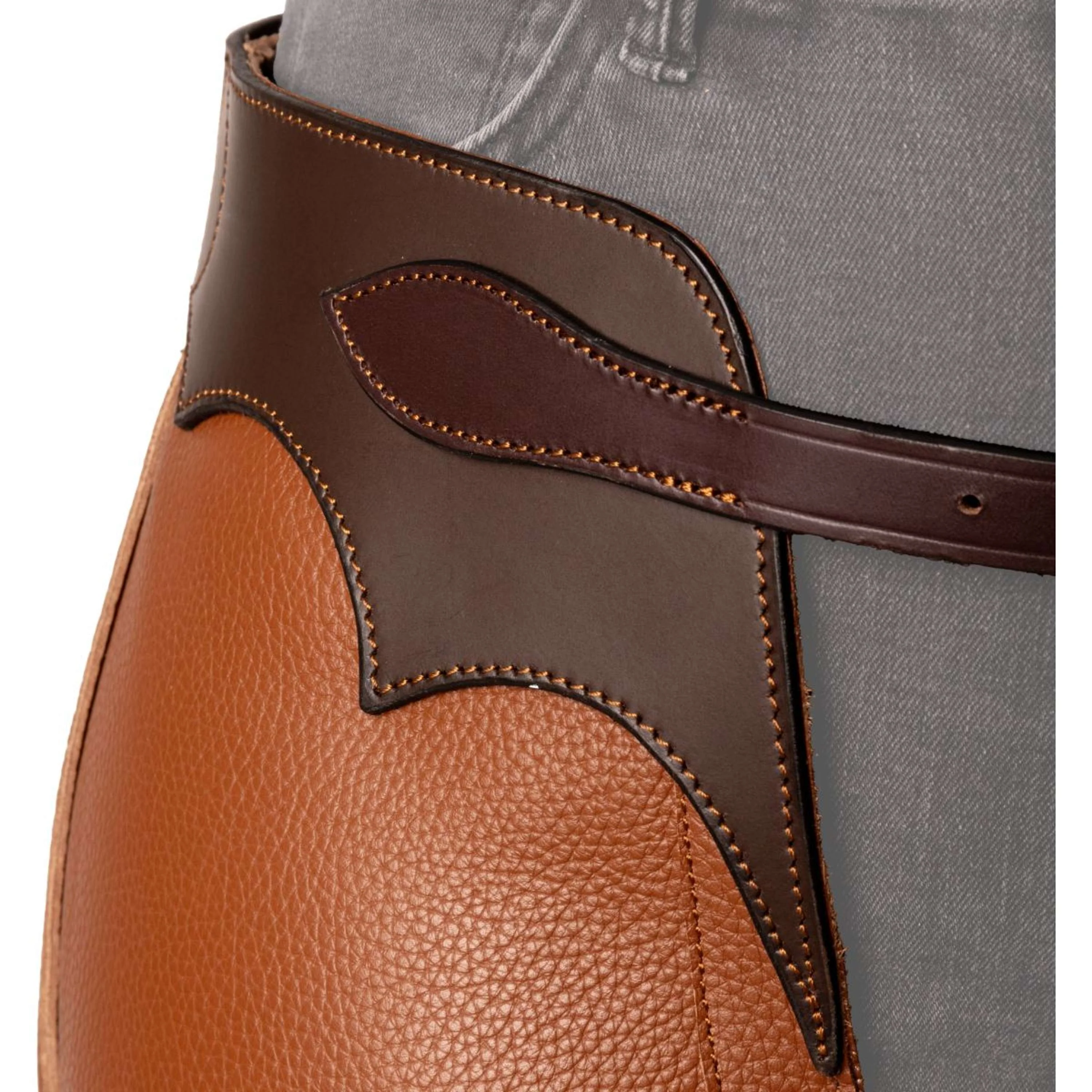 Dyon Lange Chaps aus Leder Standard Cognac - Image 7