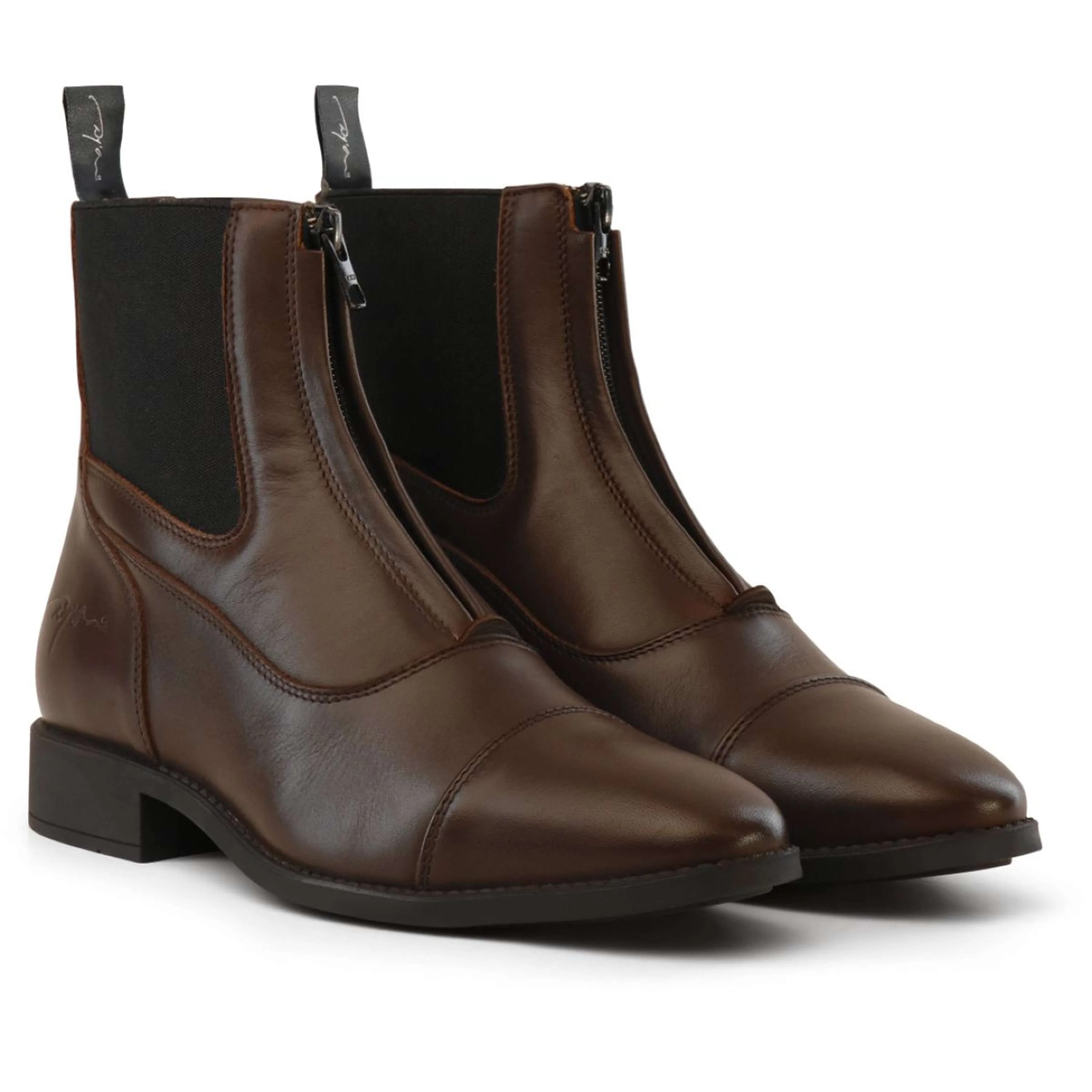 Dyon Stiefeletten Front Zipper Braun