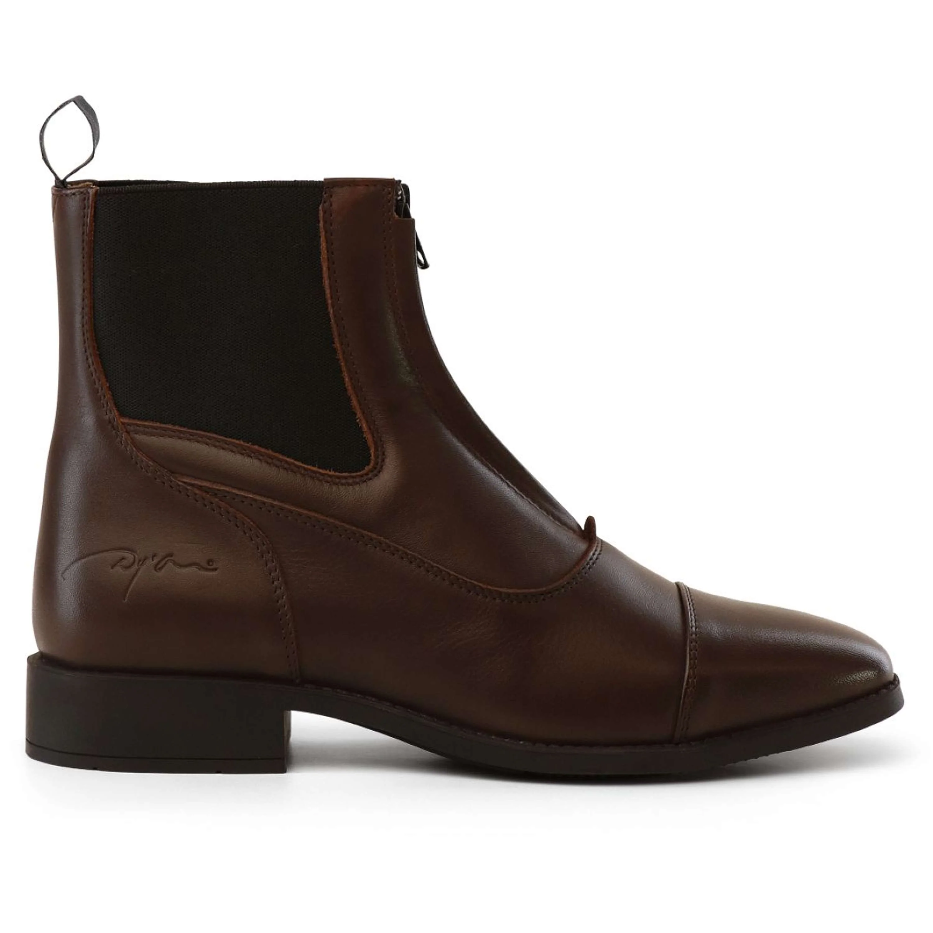 Dyon Stiefeletten Front Zipper Braun - Image 4