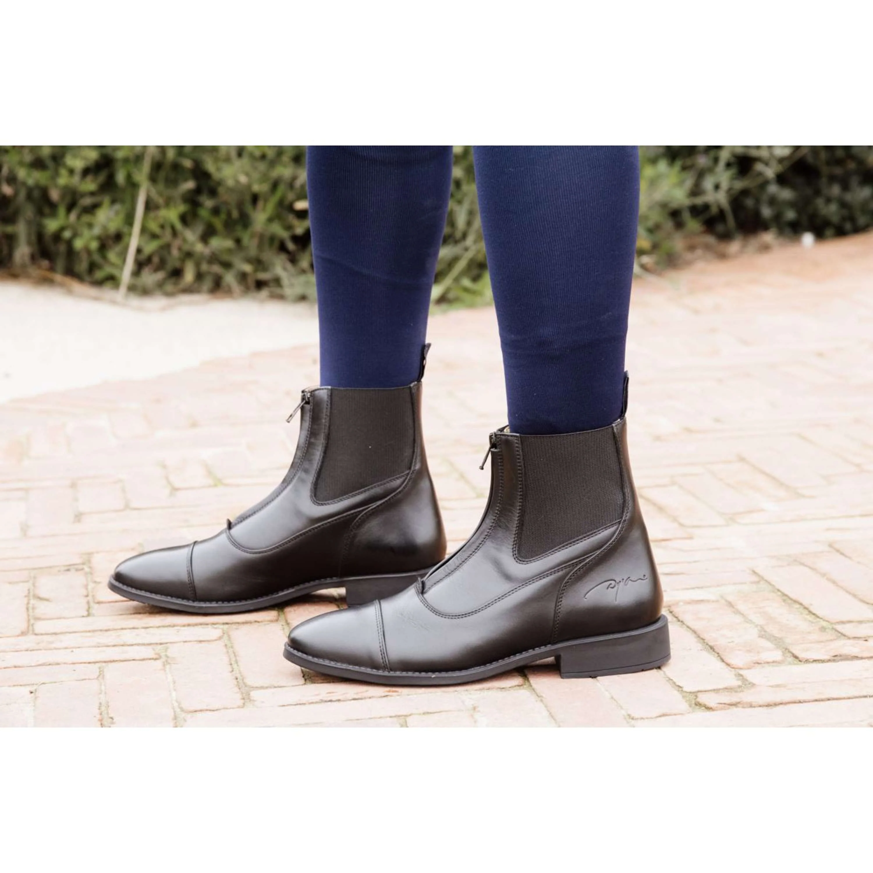 Dyon Stiefeletten Front Zipper Schwarz - Image 5