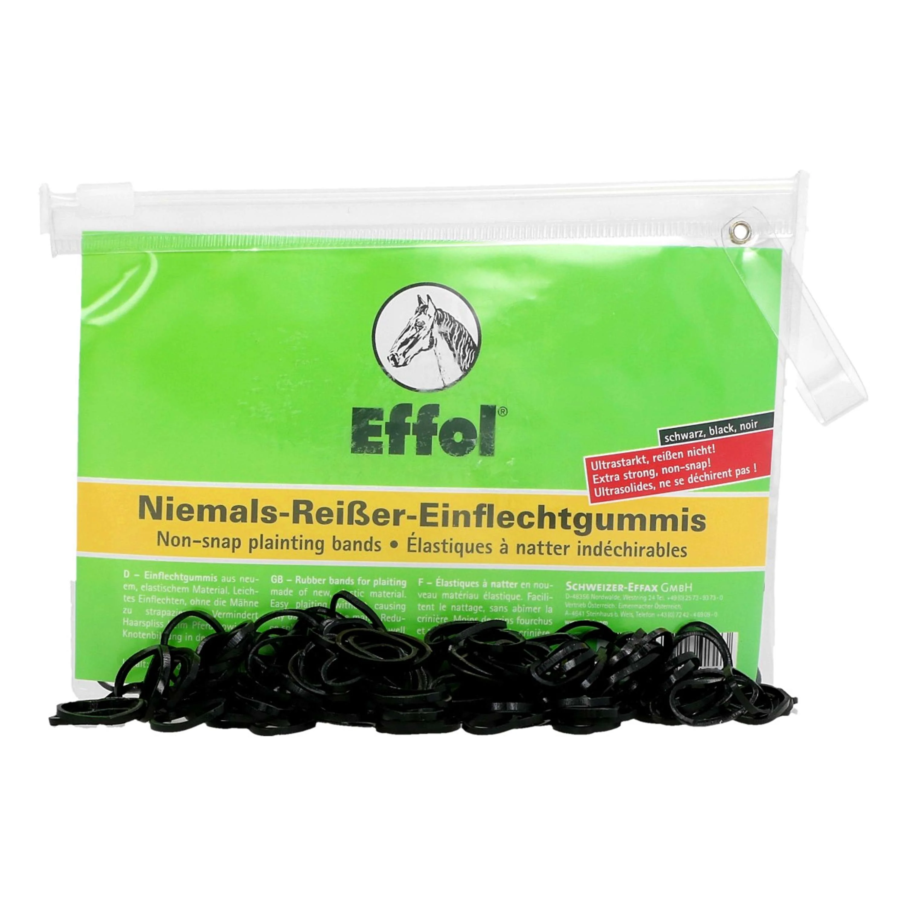 Effol Einflechtgummis Schwarz - Image 3