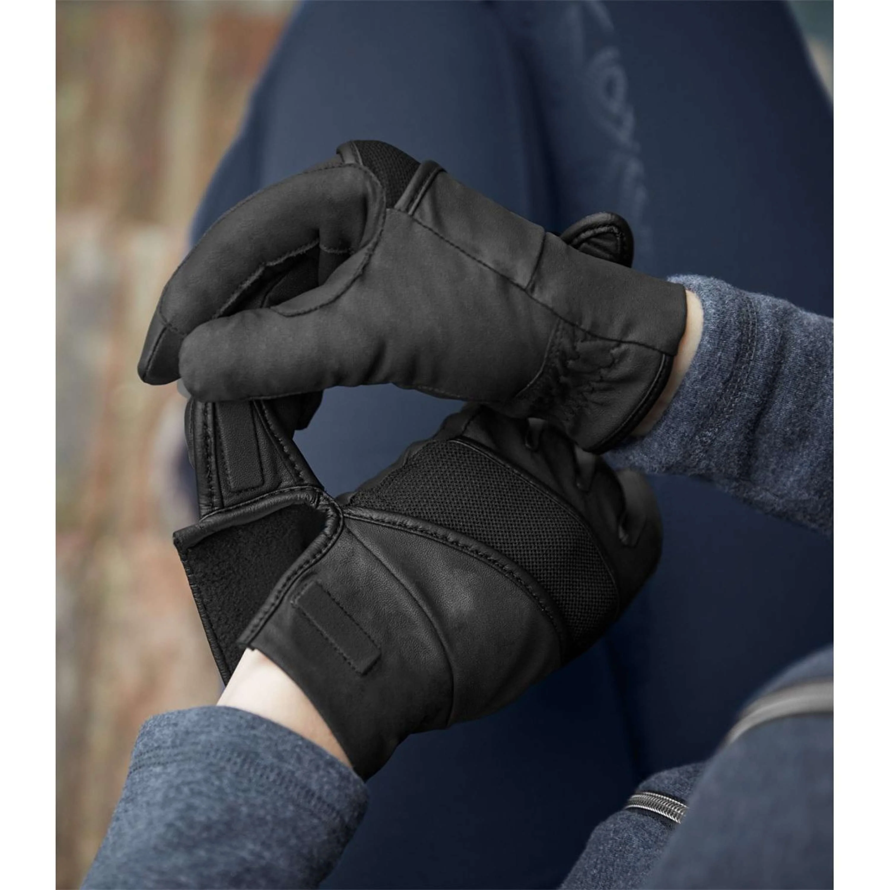ELT Reithandschuhe Magnetize Winter Schwarz - Image 3