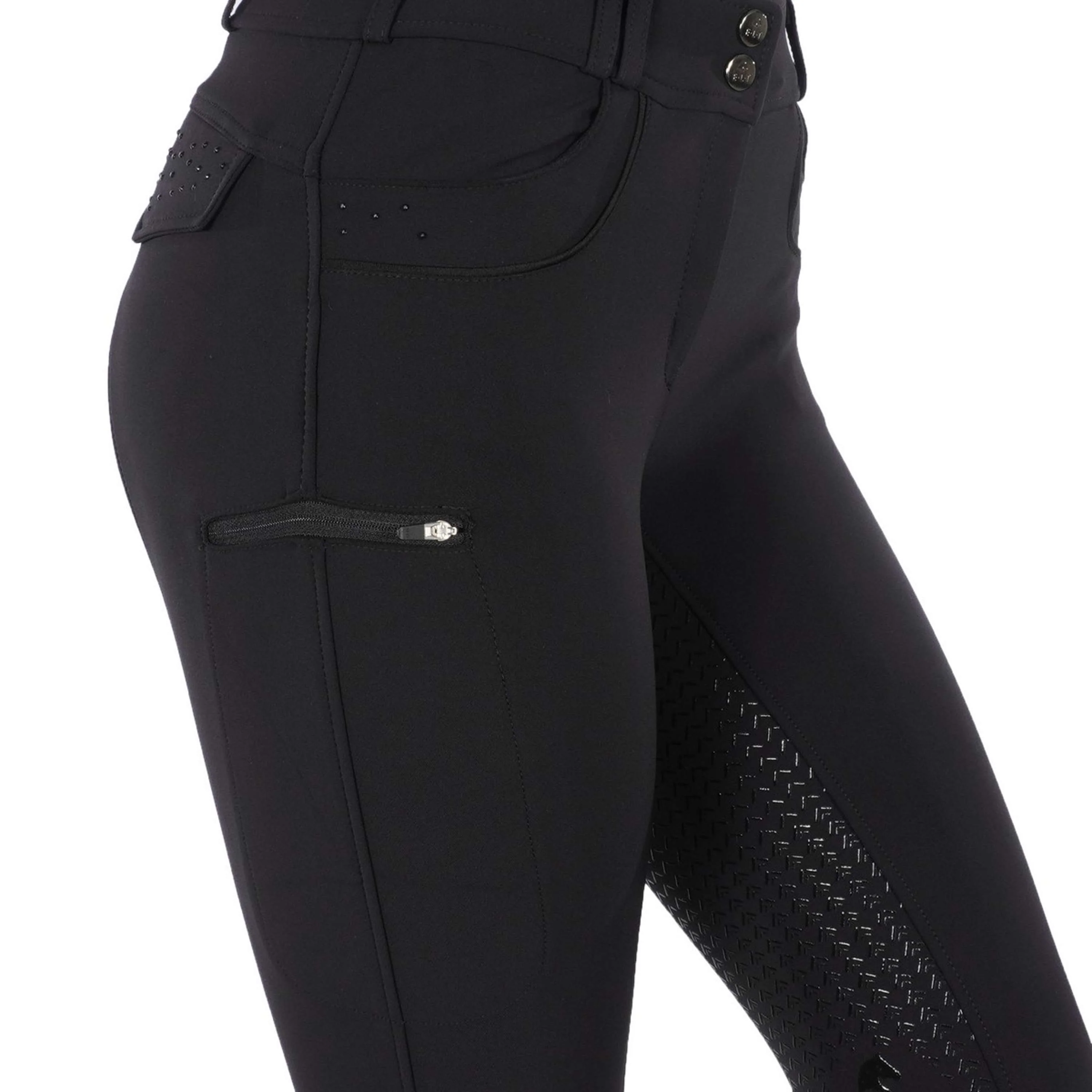 ELT Reithose Kassandra High Waist Schwarz - Image 8