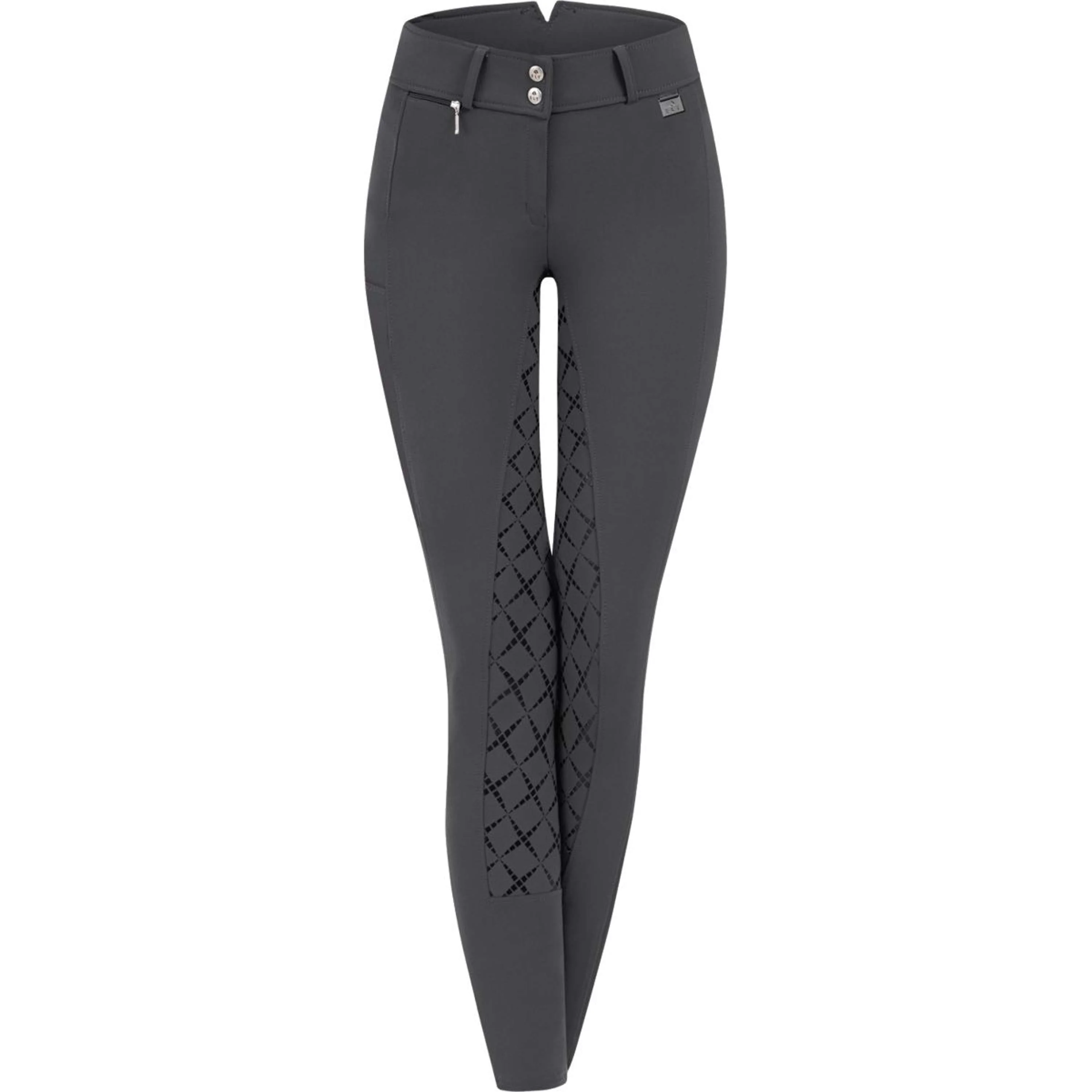 ELT Reithose Micro Sport High Waist Silikon Asphalt - Image 2