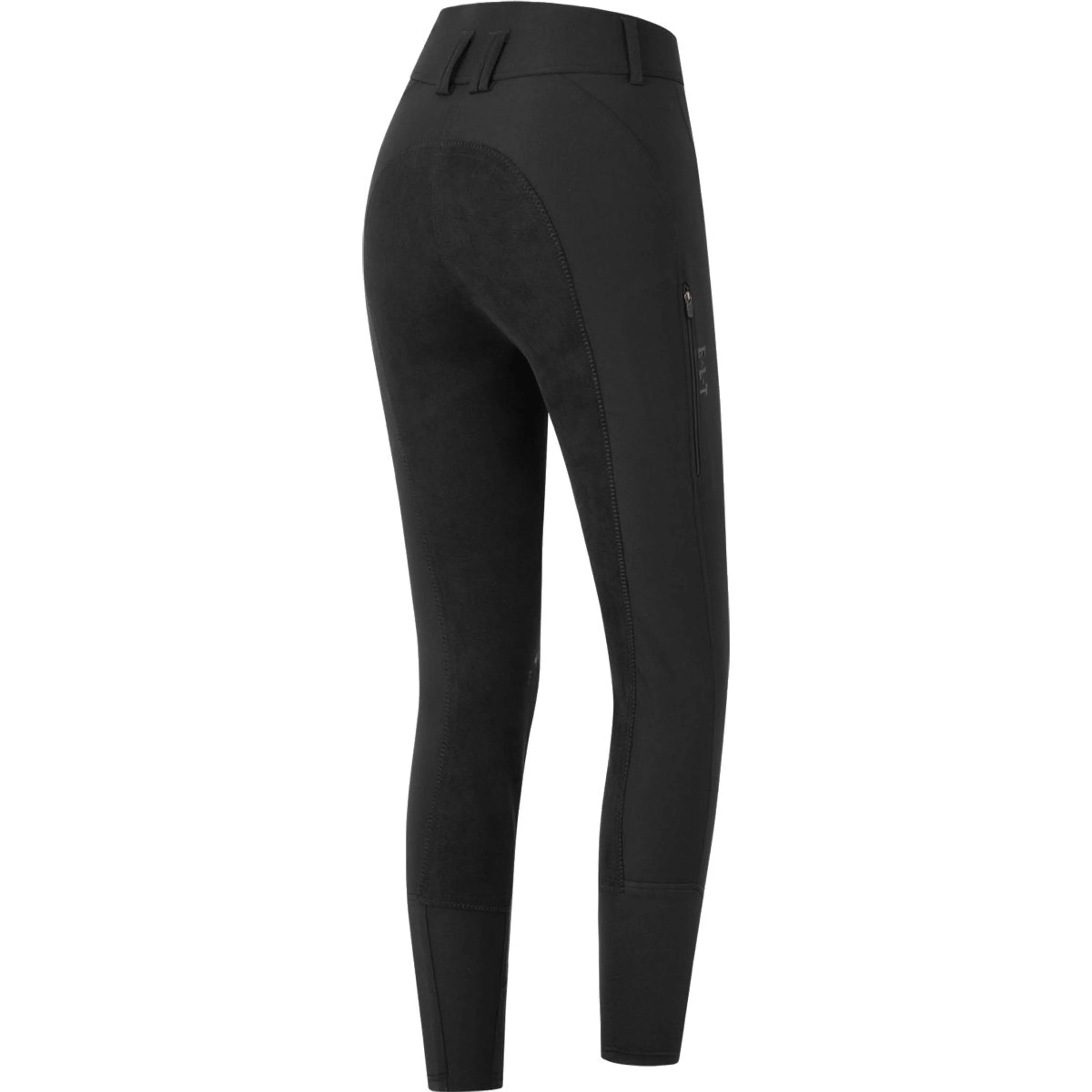 ELT Reithose Oktavia Curved Taille haute Schwarz - Image 2