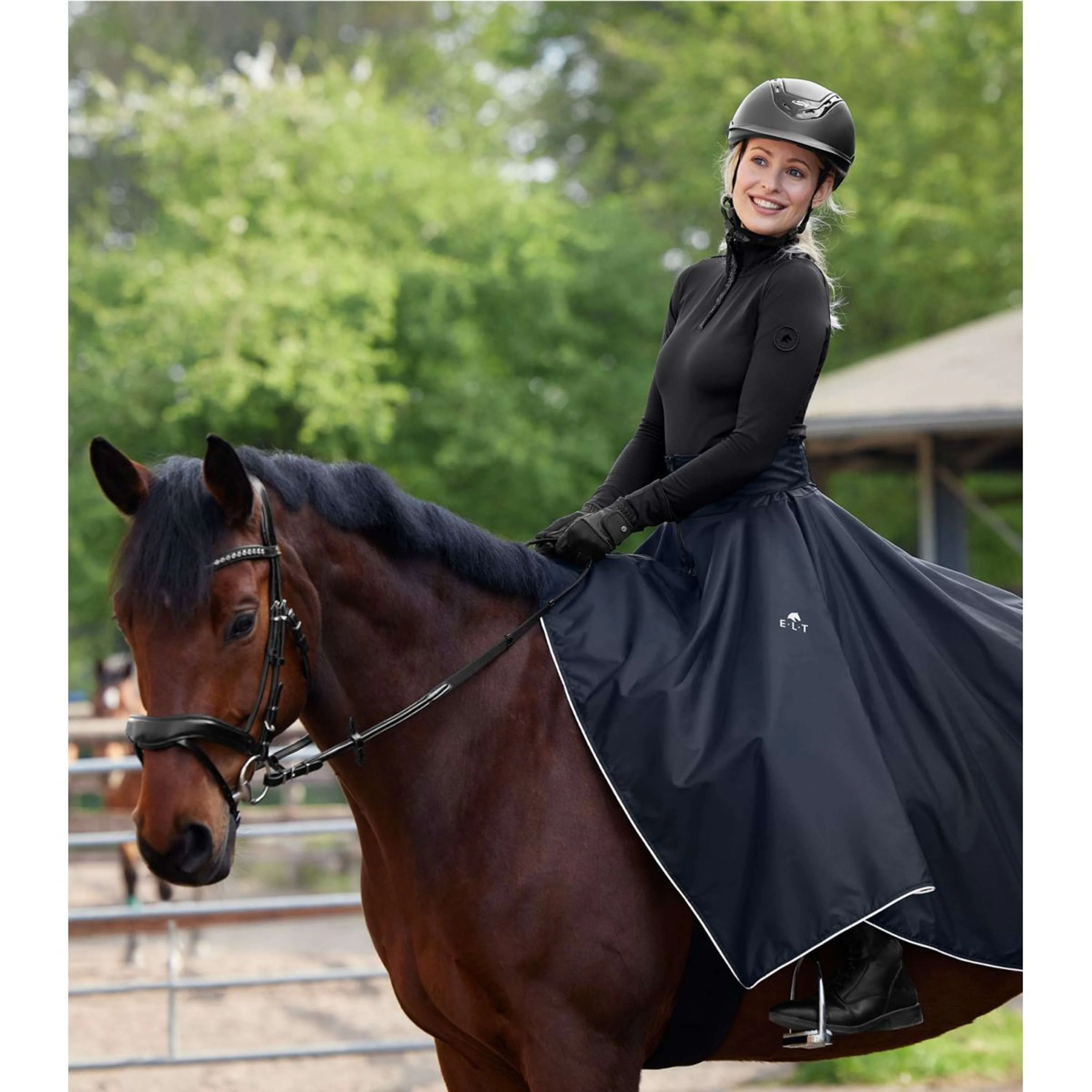 ELT Reitrock Lotta Thermo Nightblue - Image 7