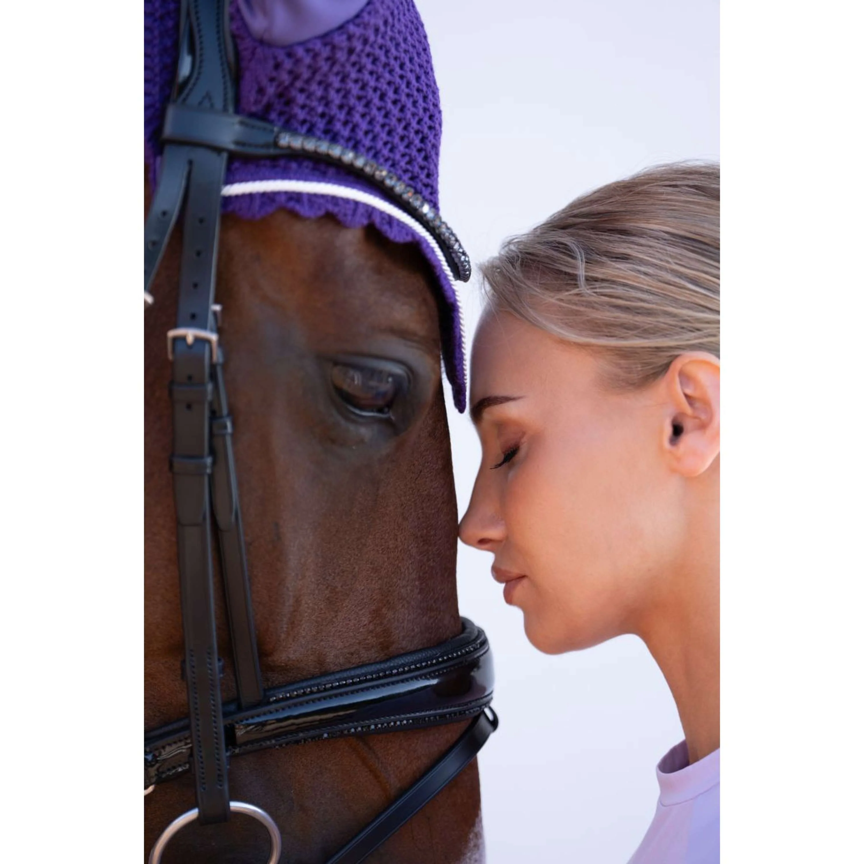 Equestrian Stockholm Fliegenhaube Lavendel - Image 5