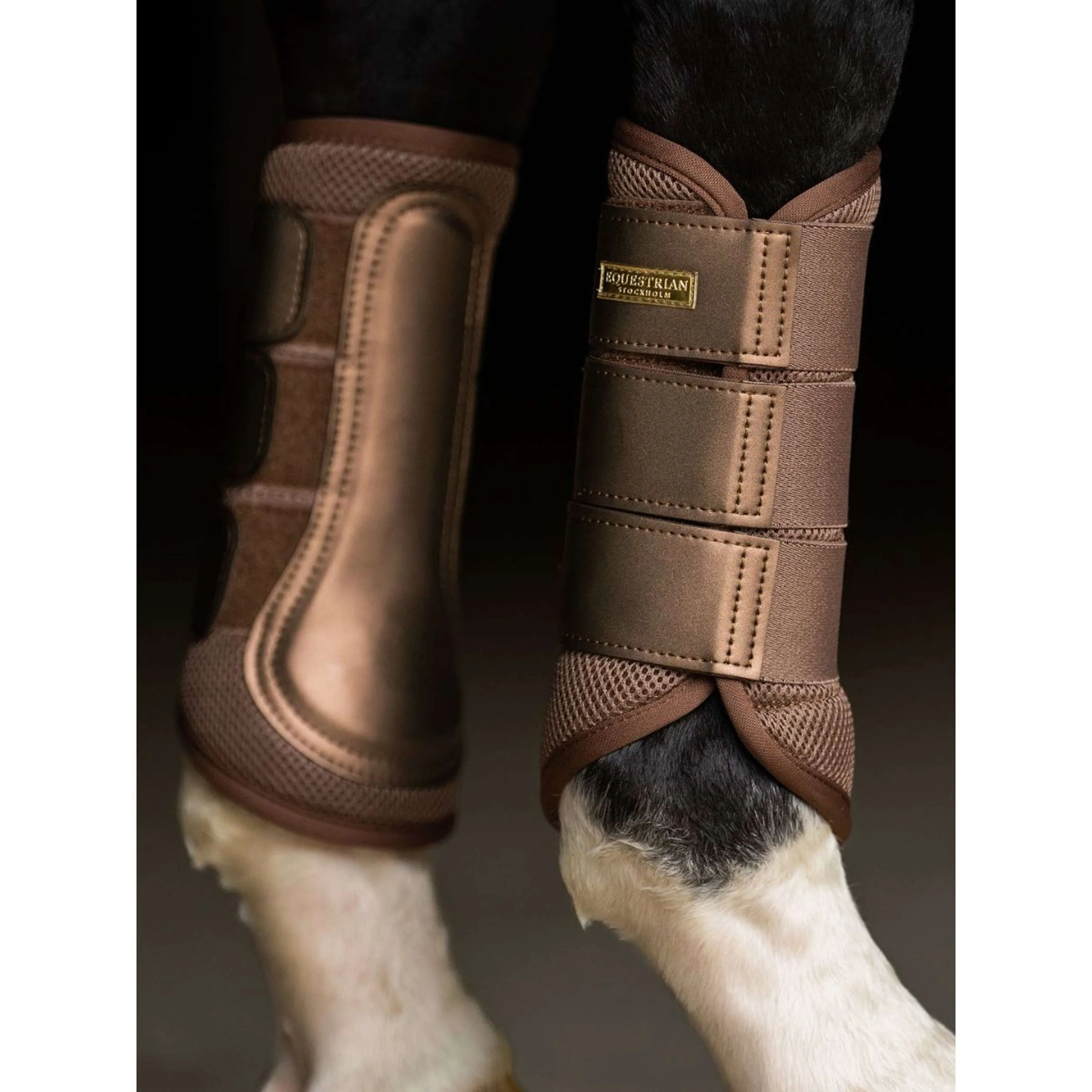 Equestrian Stockholm Gamaschen Classic Mesh Champagne - Image 3