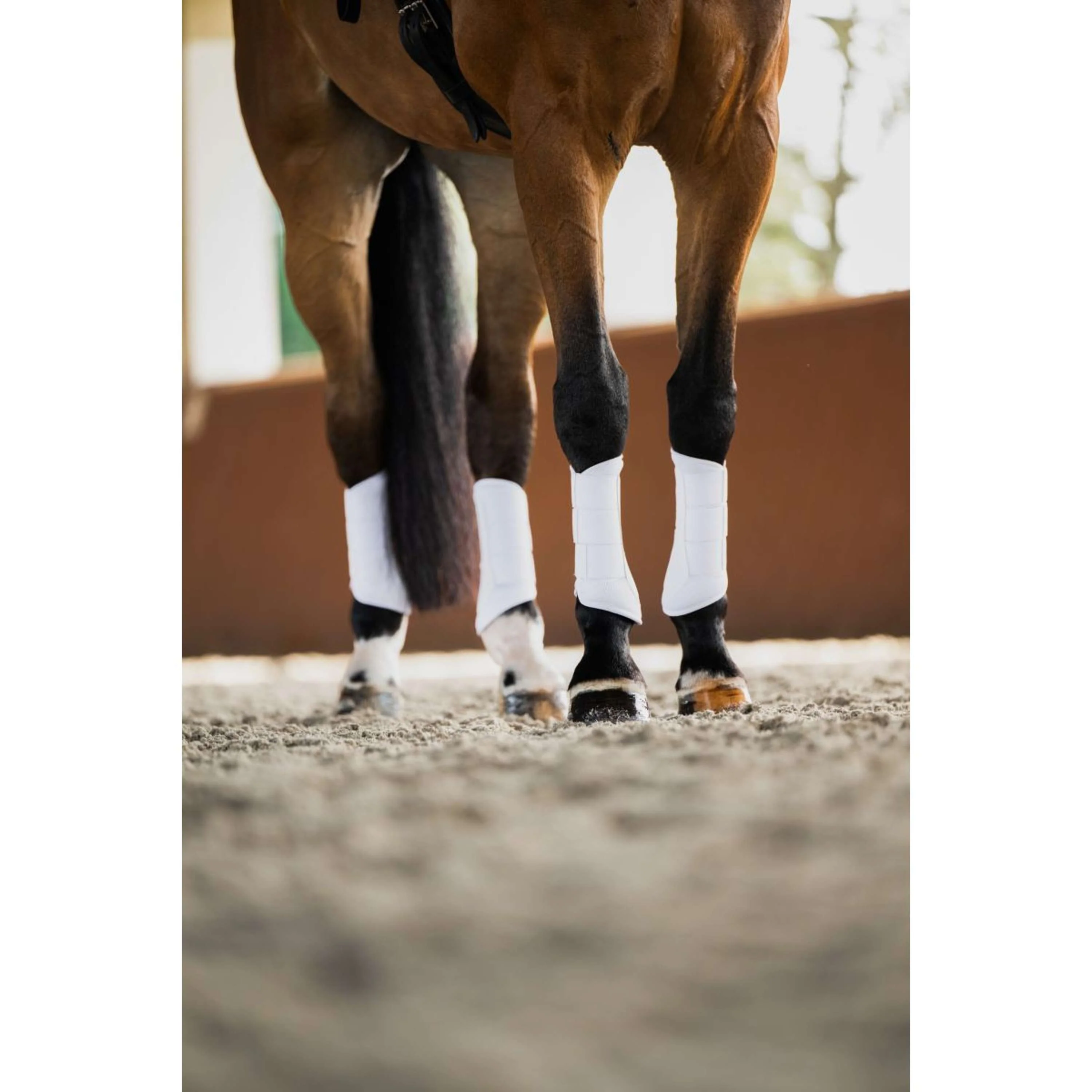 Equestrian Stockholm Gamaschen Classic Mesh White Silver - Image 8