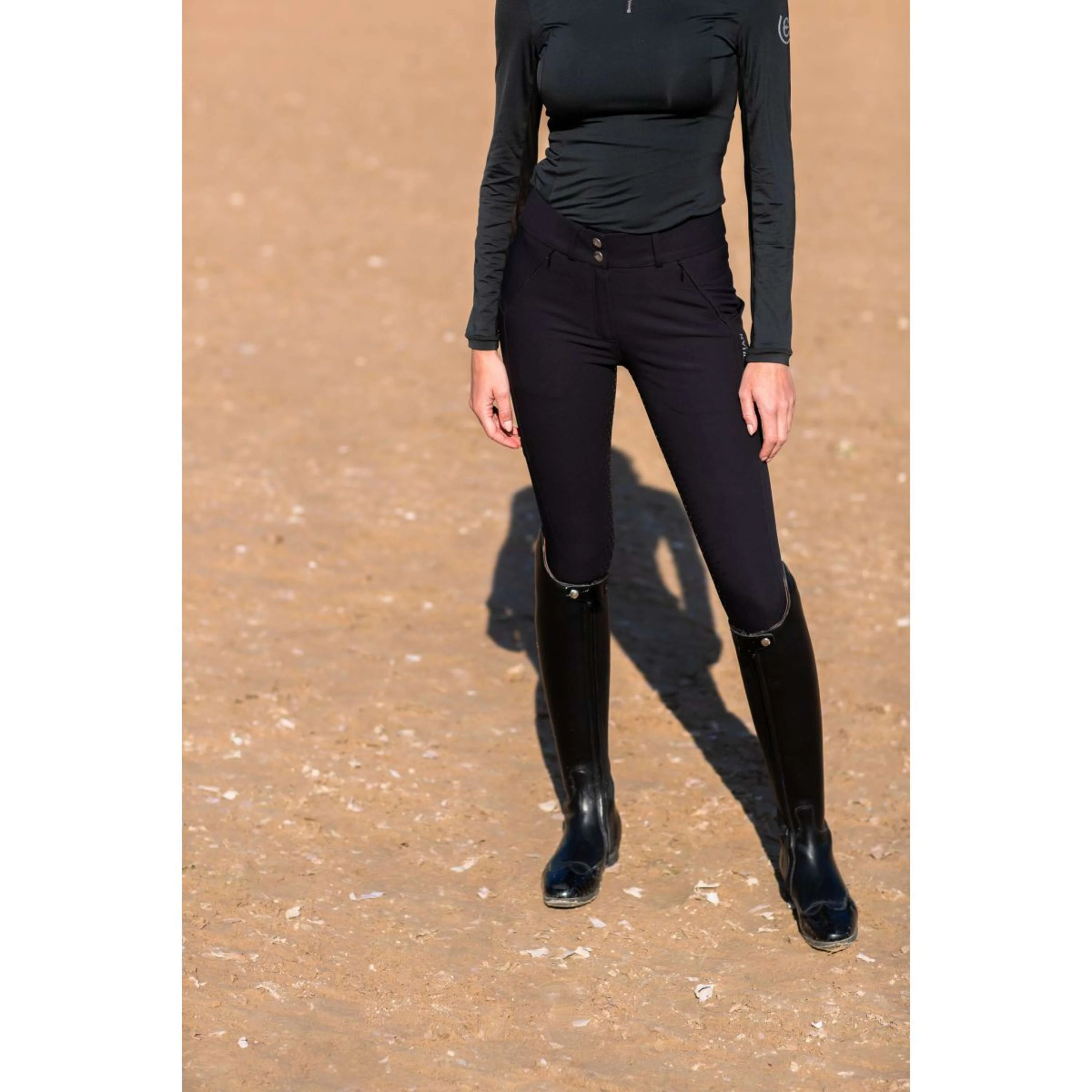 Equestrian Stockholm Reithose Elite Dressage Schwarz - Image 8