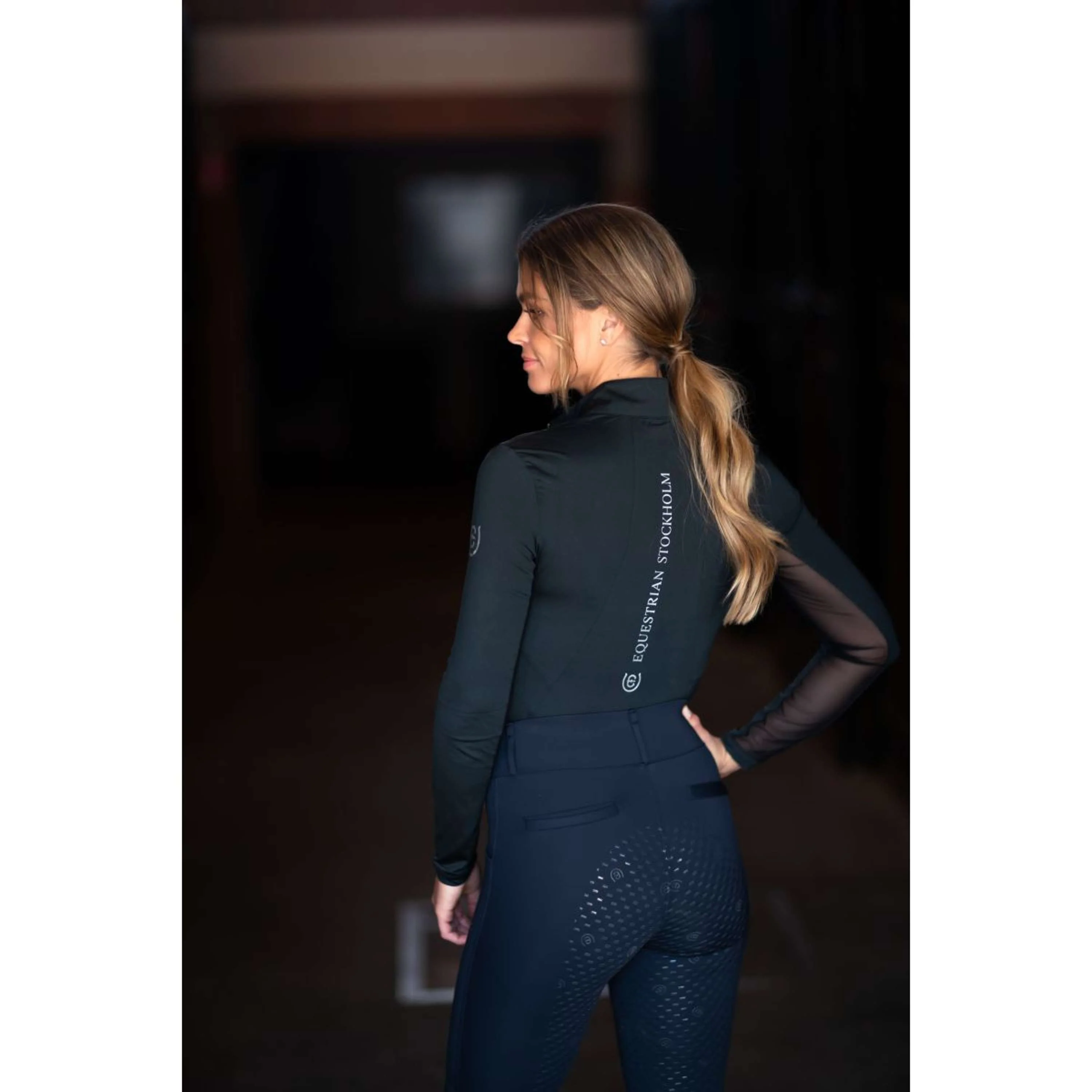 Equestrian Stockholm Reitleggings Movement Dressage All Navy - Image 7
