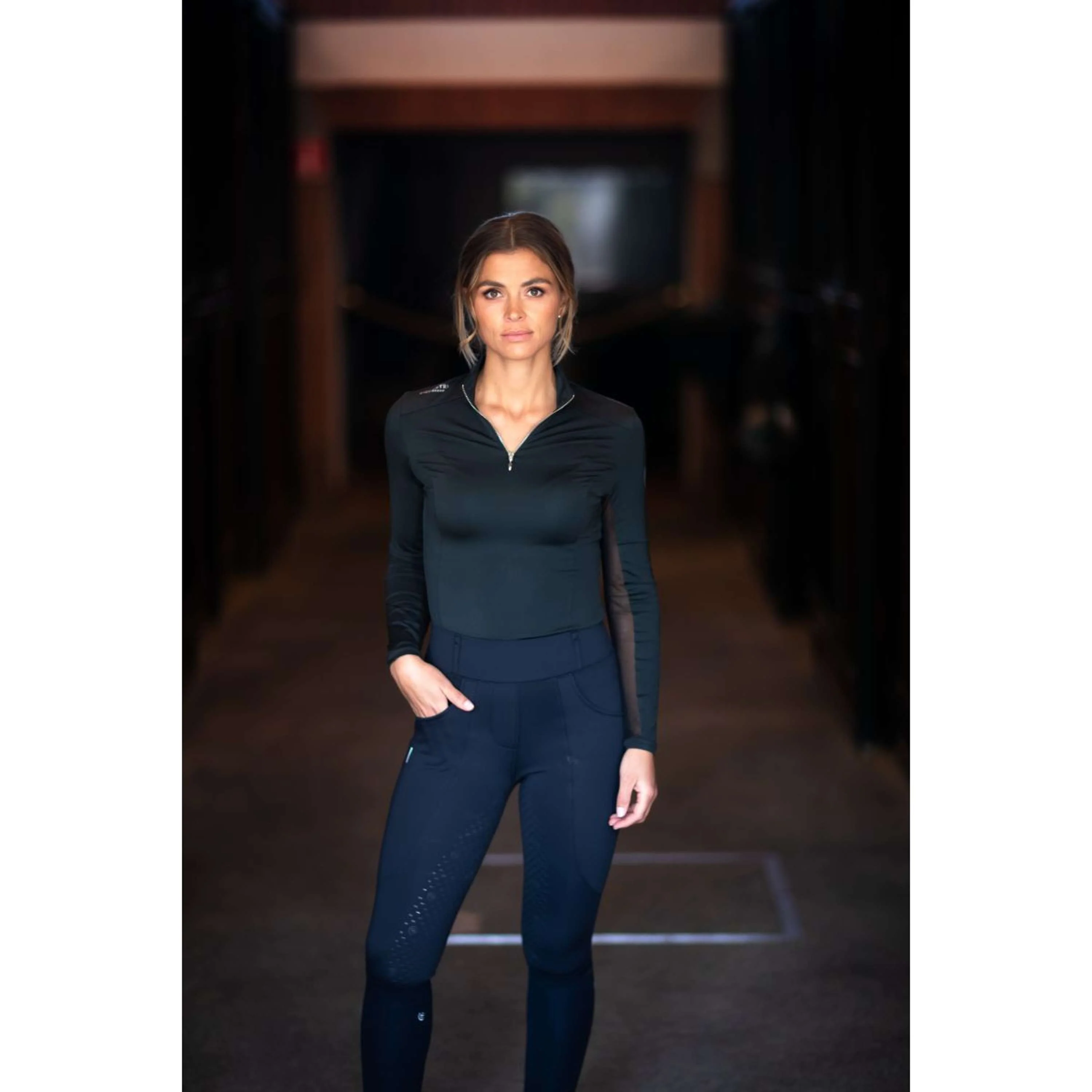 Equestrian Stockholm Shirt Air Breeze Sun Black Edition - Image 5
